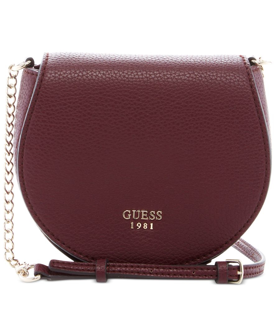 Lyst Guess Cate Mini Saddle Crossbody Bag Gallery