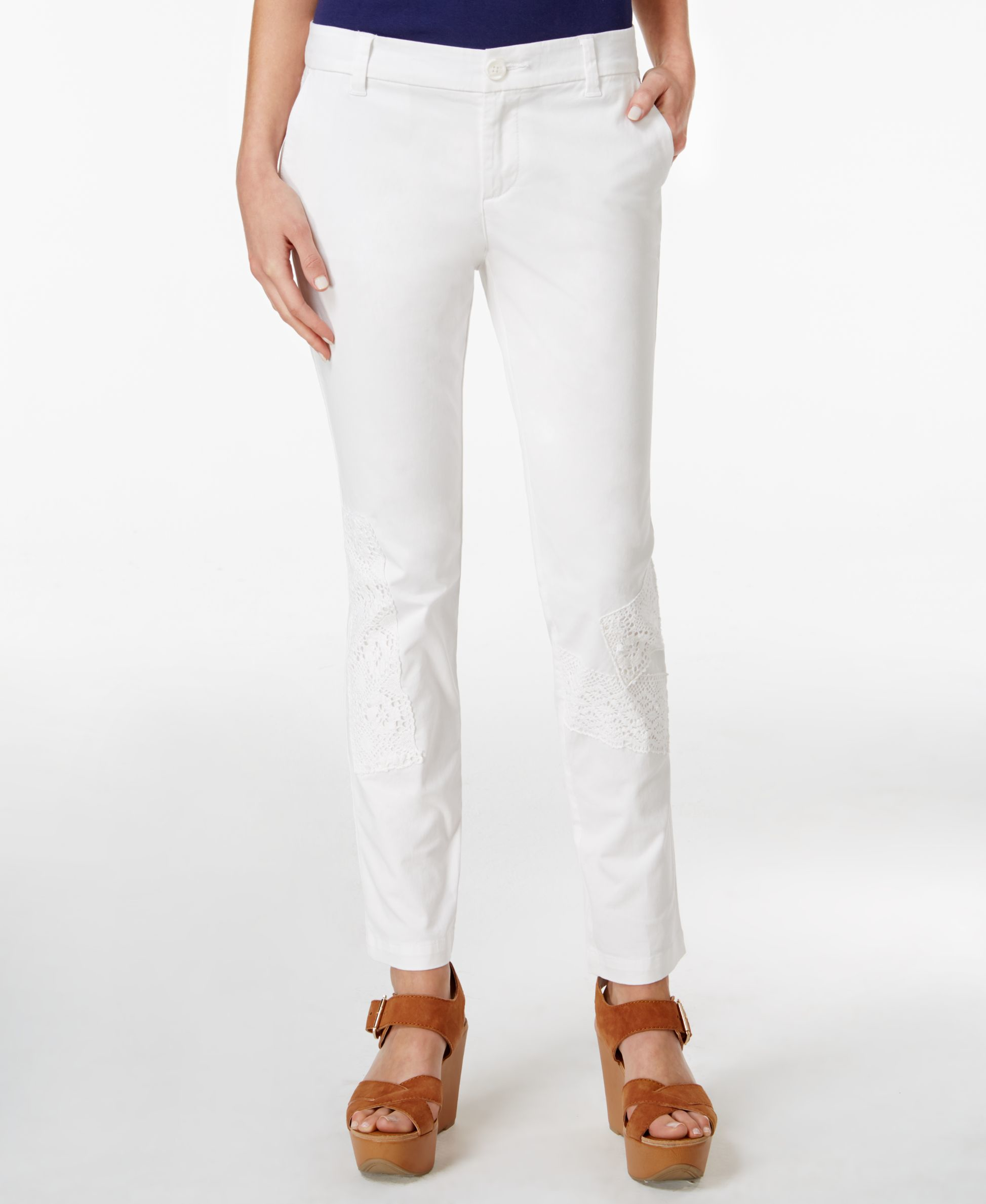 tommy hilfiger white pants