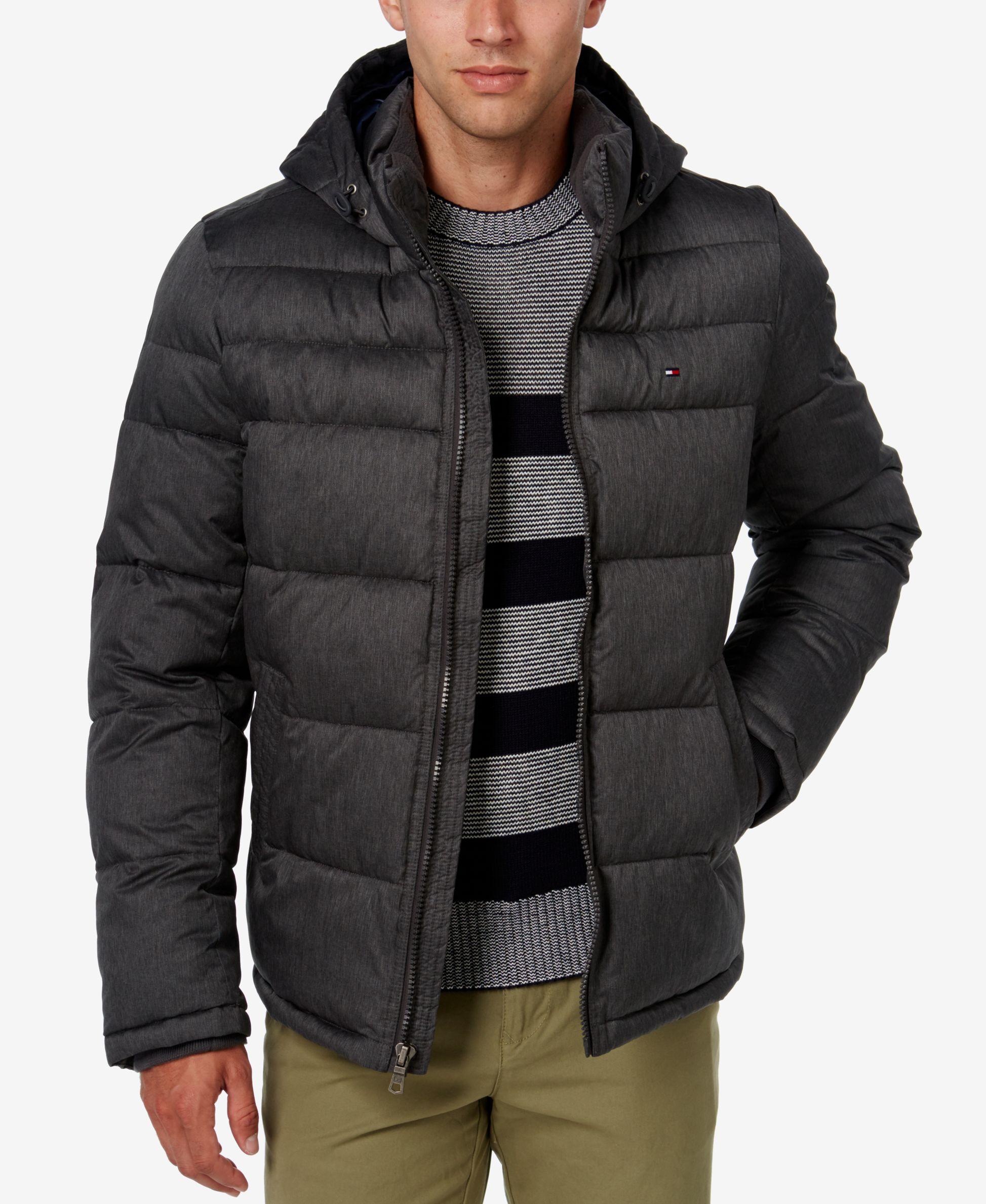 Tommy hilfiger Men's Classic Hooded Puffer Jacket in Black for Men Lyst