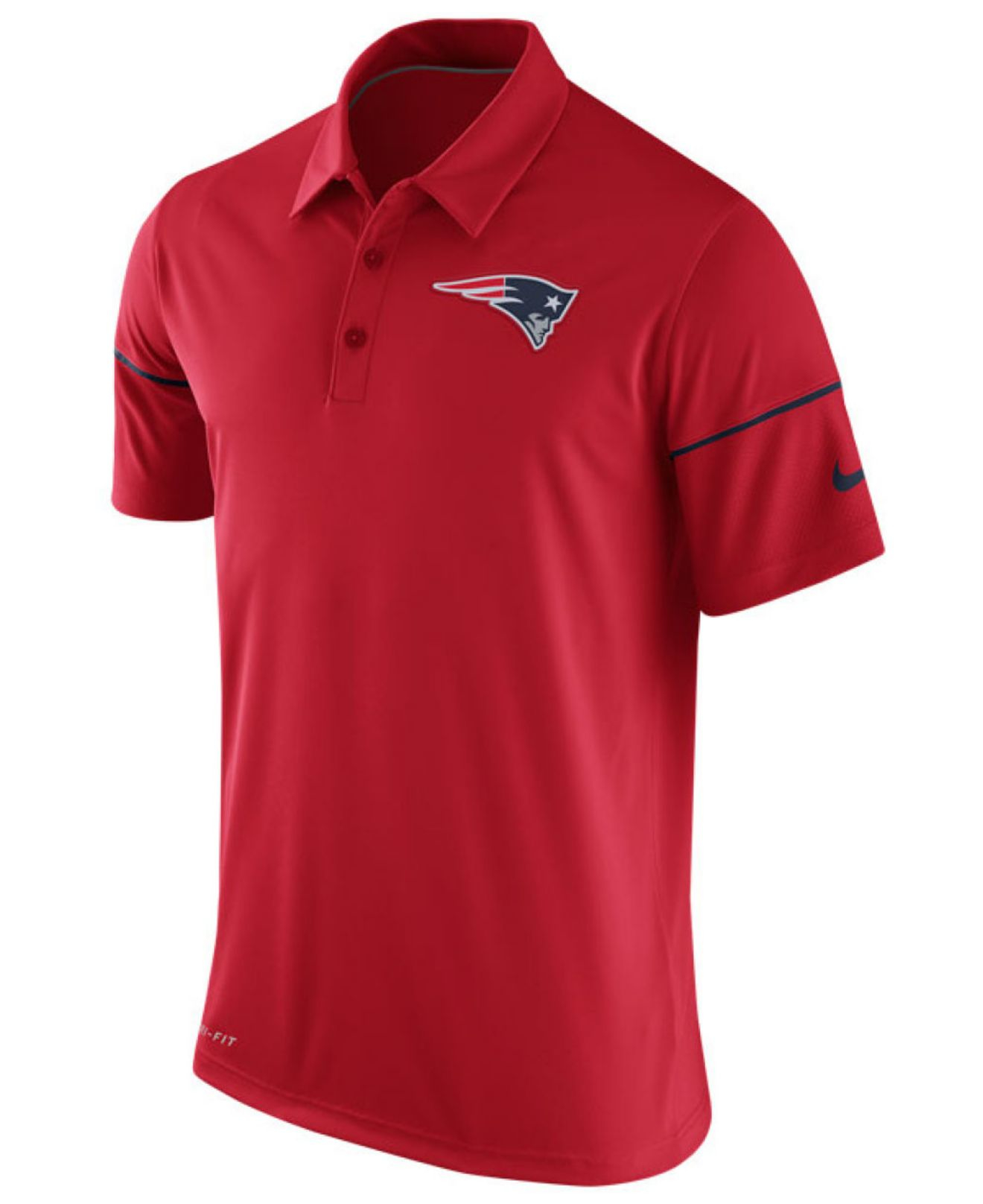 Lyst - Nike Men's New England Patriots Team Issue Polo Shirt in Red for Men