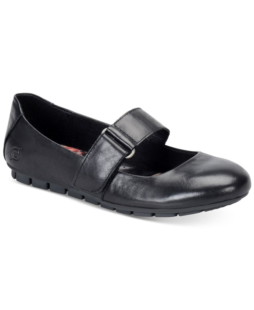 Lyst - Born Malli Mary Jane Flats in Black