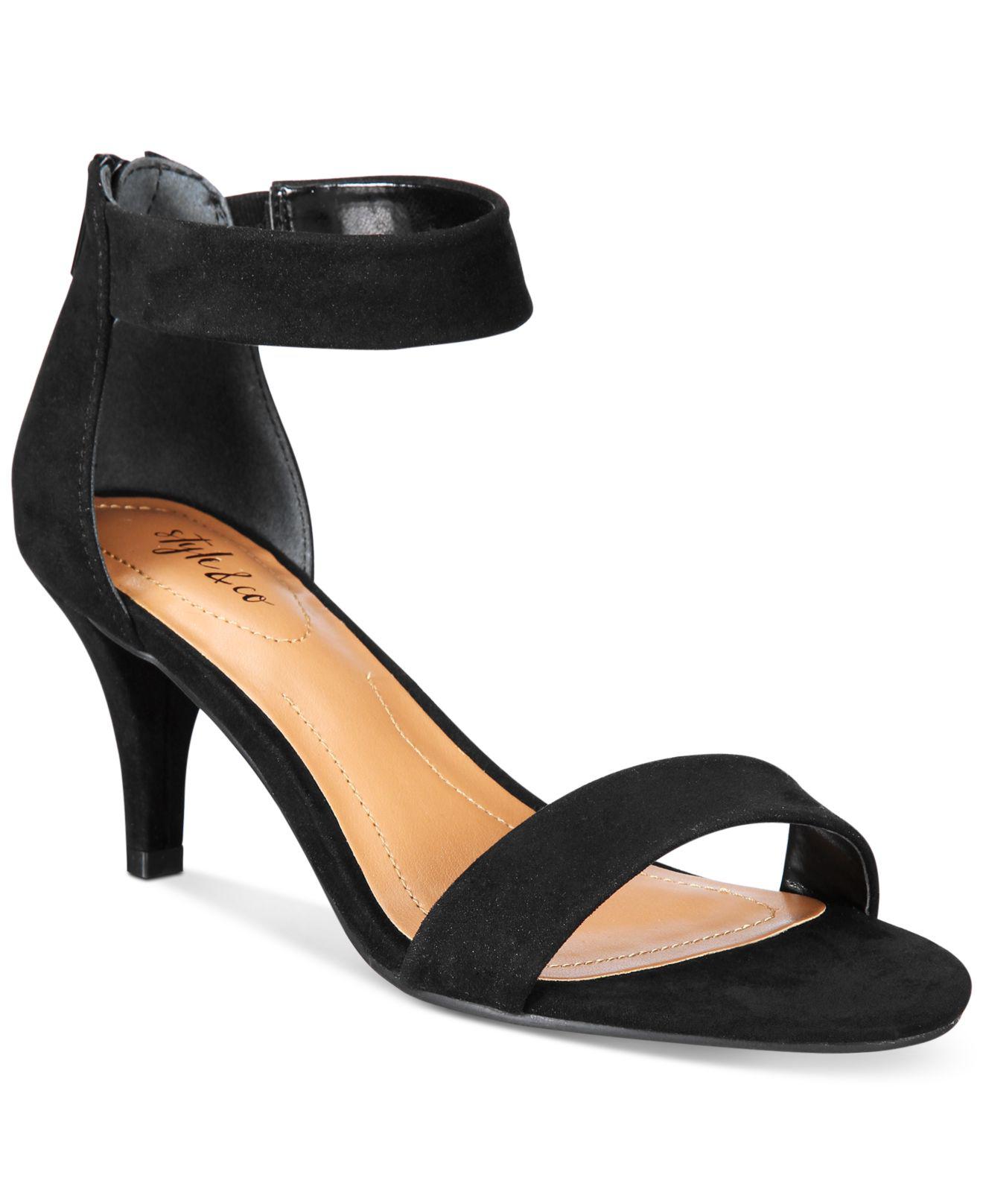 Lyst - Style & co. Paycee Two-piece Dress Sandals in Black