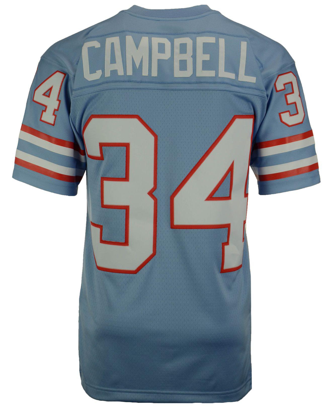 Lyst Mitchell & Ness Men's Earl Campbell Houston Oilers Replica