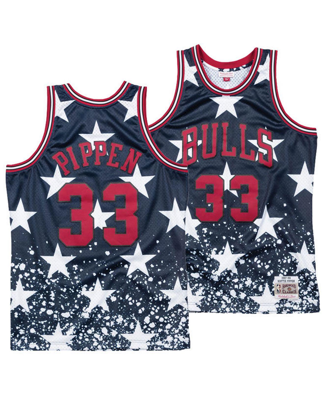 scottie pippen checkerboard jersey