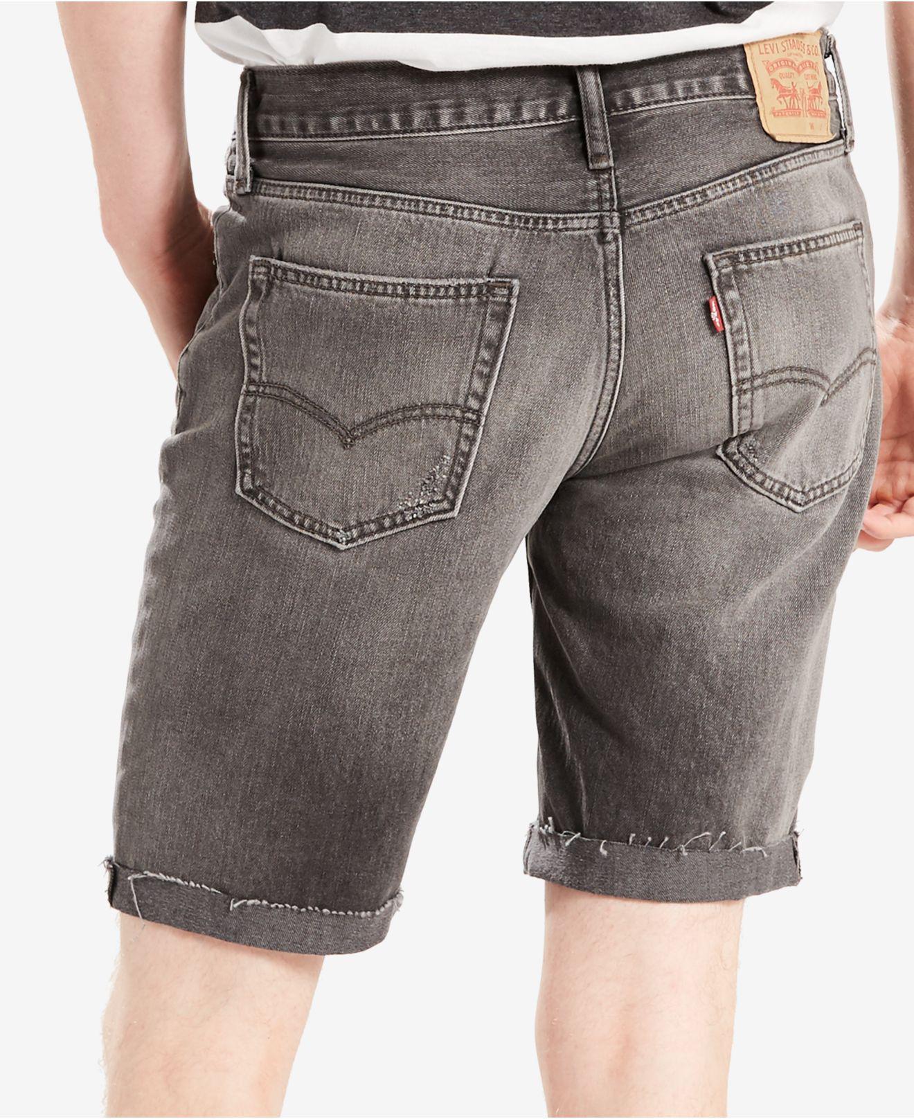 Lyst - Levi's Men's 511 Slim-fit Cutoff Jean Shorts in Gray for Men