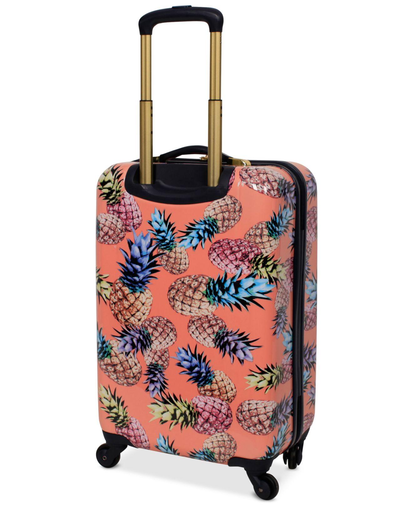 Lyst Jessica Simpson Pineapple Hardside 21" Spinner Suitcase