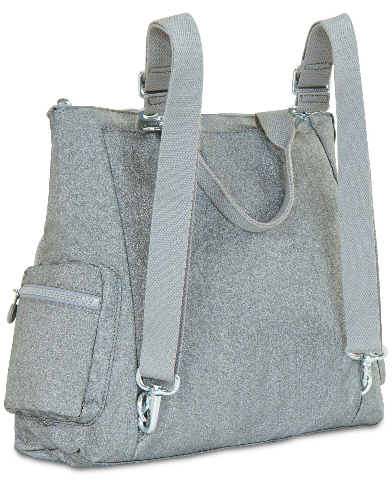 Lyst - Kipling Alvy 2-in-1 Convertible Tote Bag Backpack in Metallic