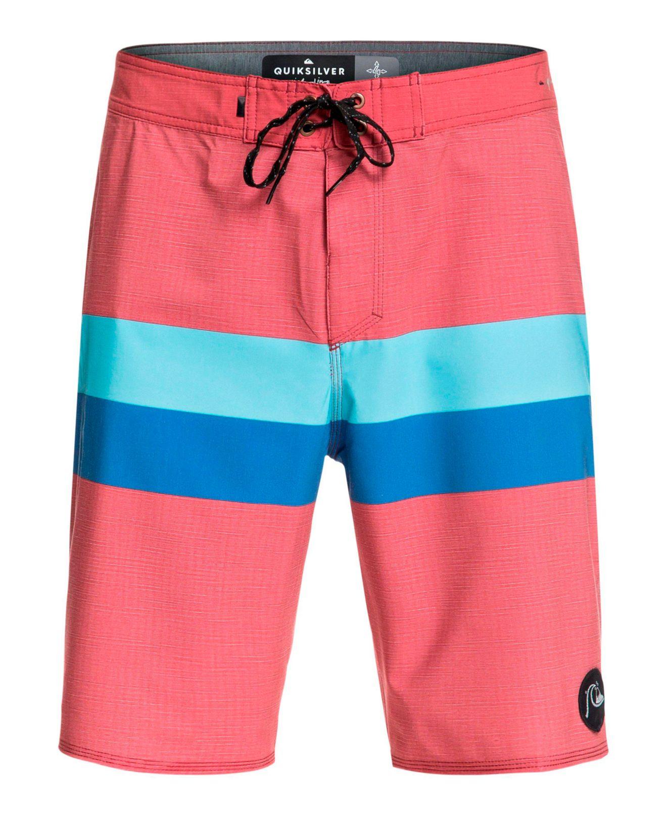 Quiksilver Board Shorts in Red for Men - Lyst
