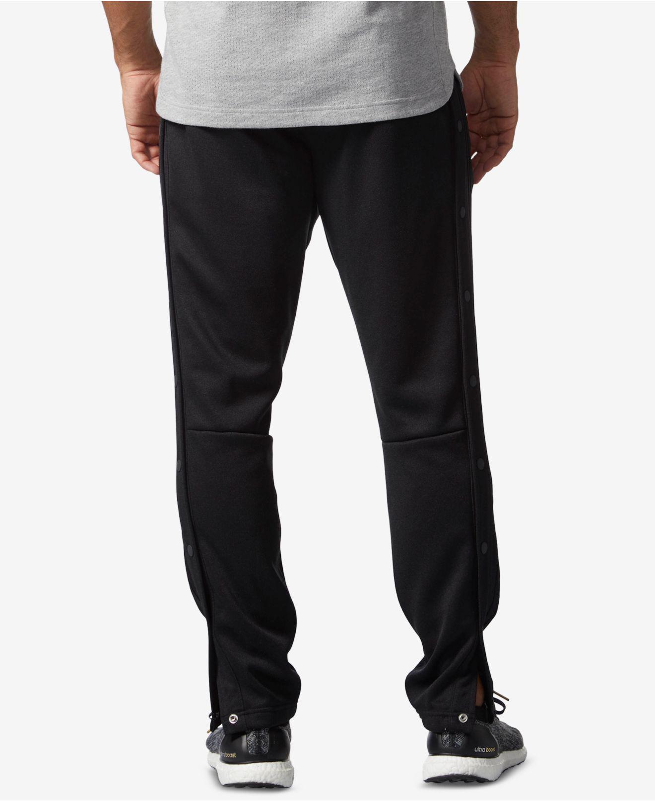 adidas Men's Snap Track Pants in Black for Men Lyst adidas Men's Snap Track Pants in Black for Men Lyst
