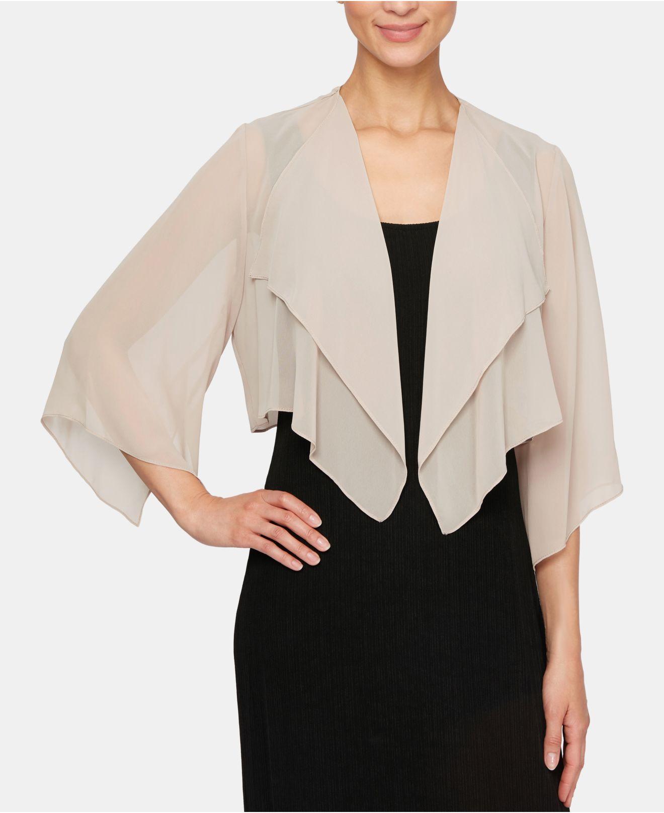 alex evenings chiffon cover up