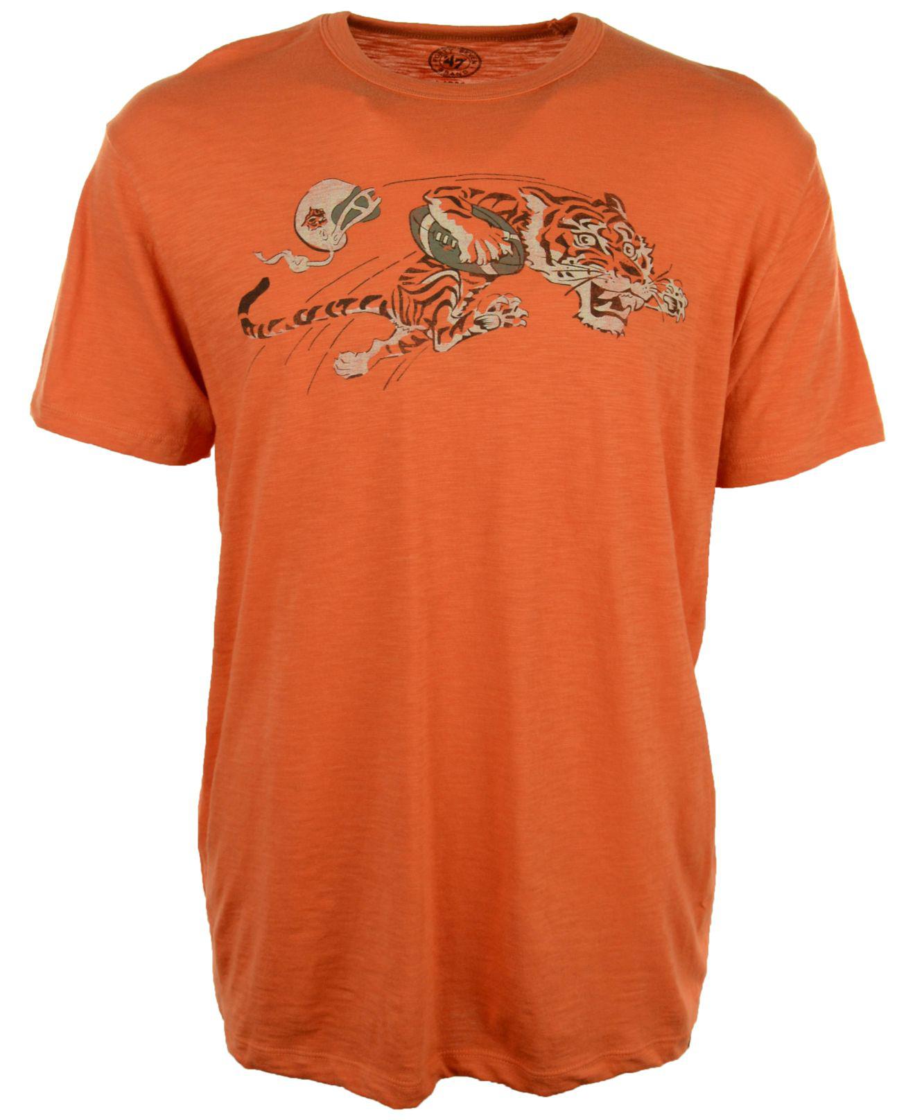 orange brand shirt
