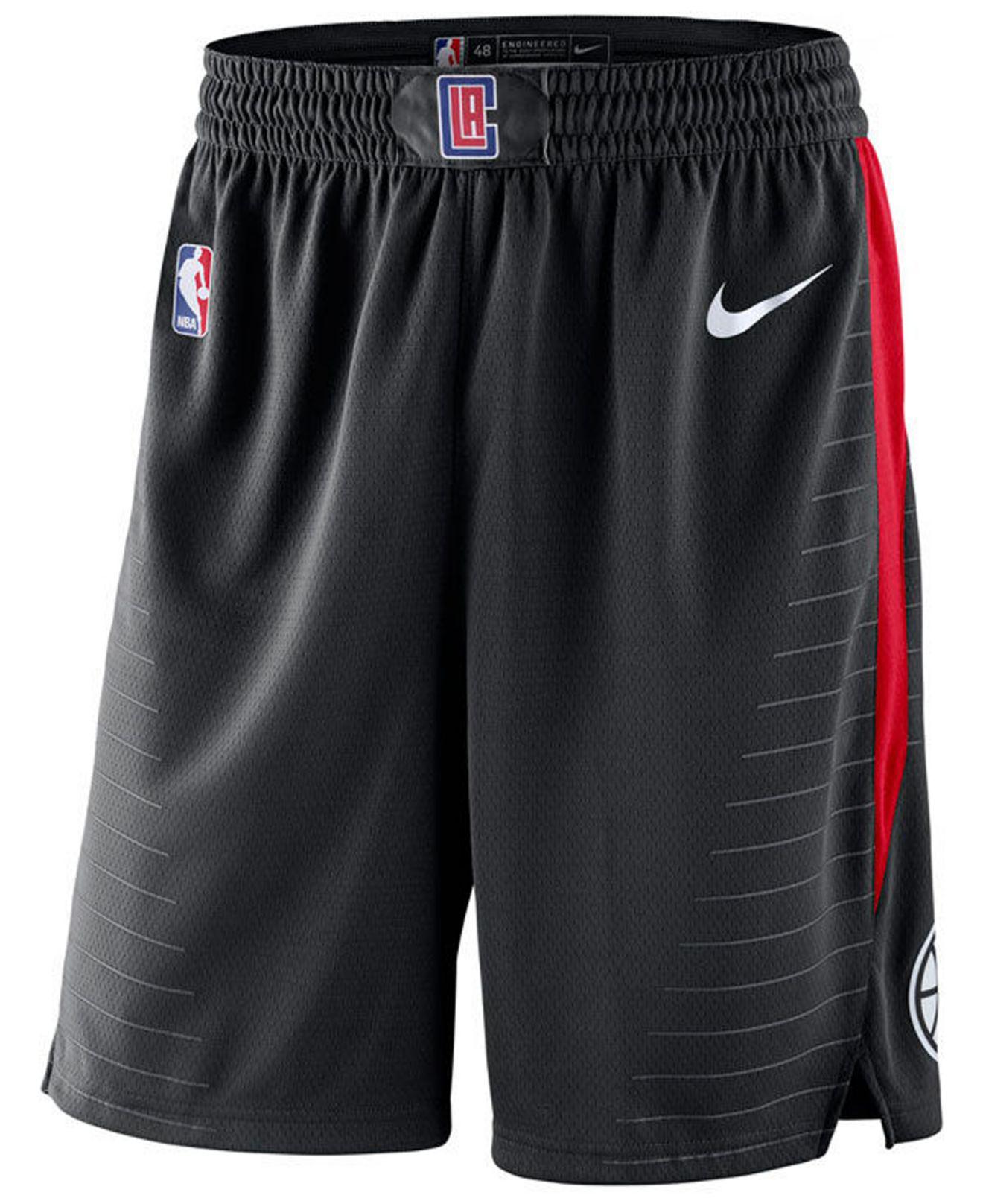 Lyst - Nike Los Angeles Clippers Statement Swingman Shorts in Black for Men