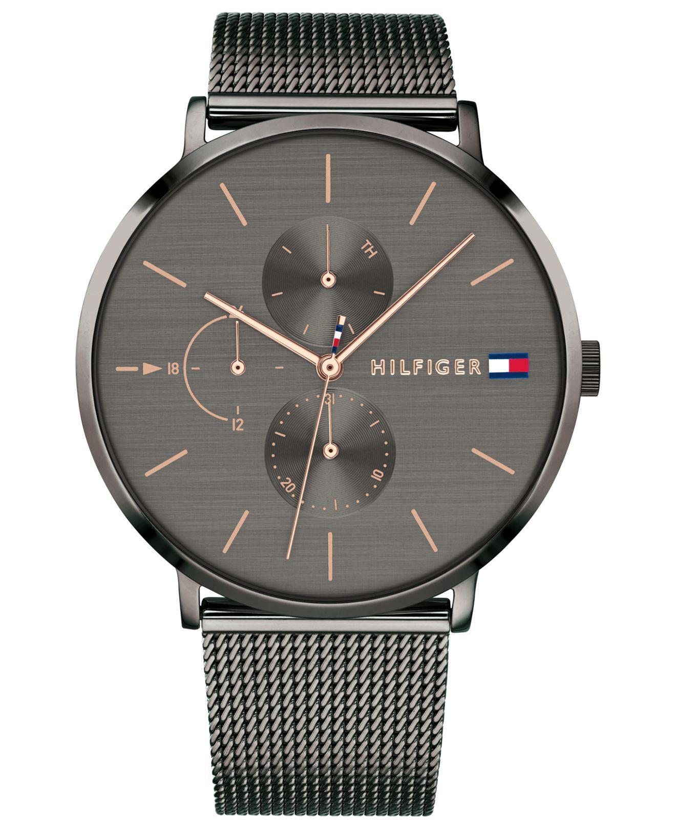 hilfiger mesh watch