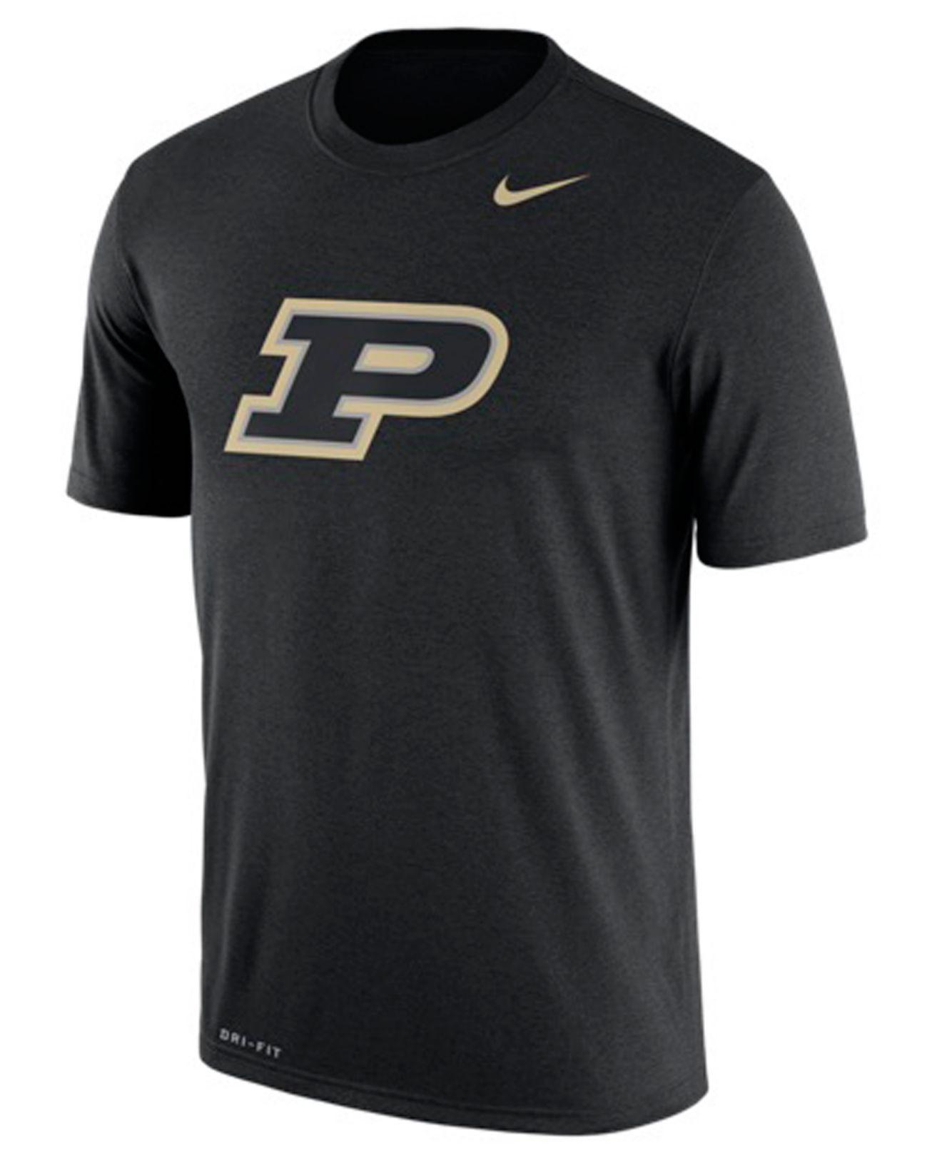 Lyst - Nike Men's Purdue Boilermakers Legend Logo T-shirt in Black for Men