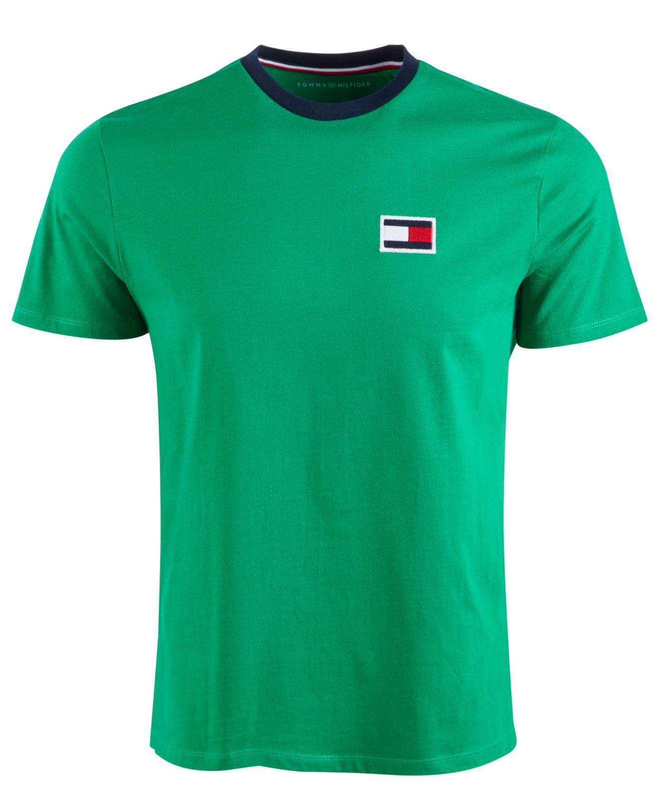 neon green tommy hilfiger shirt