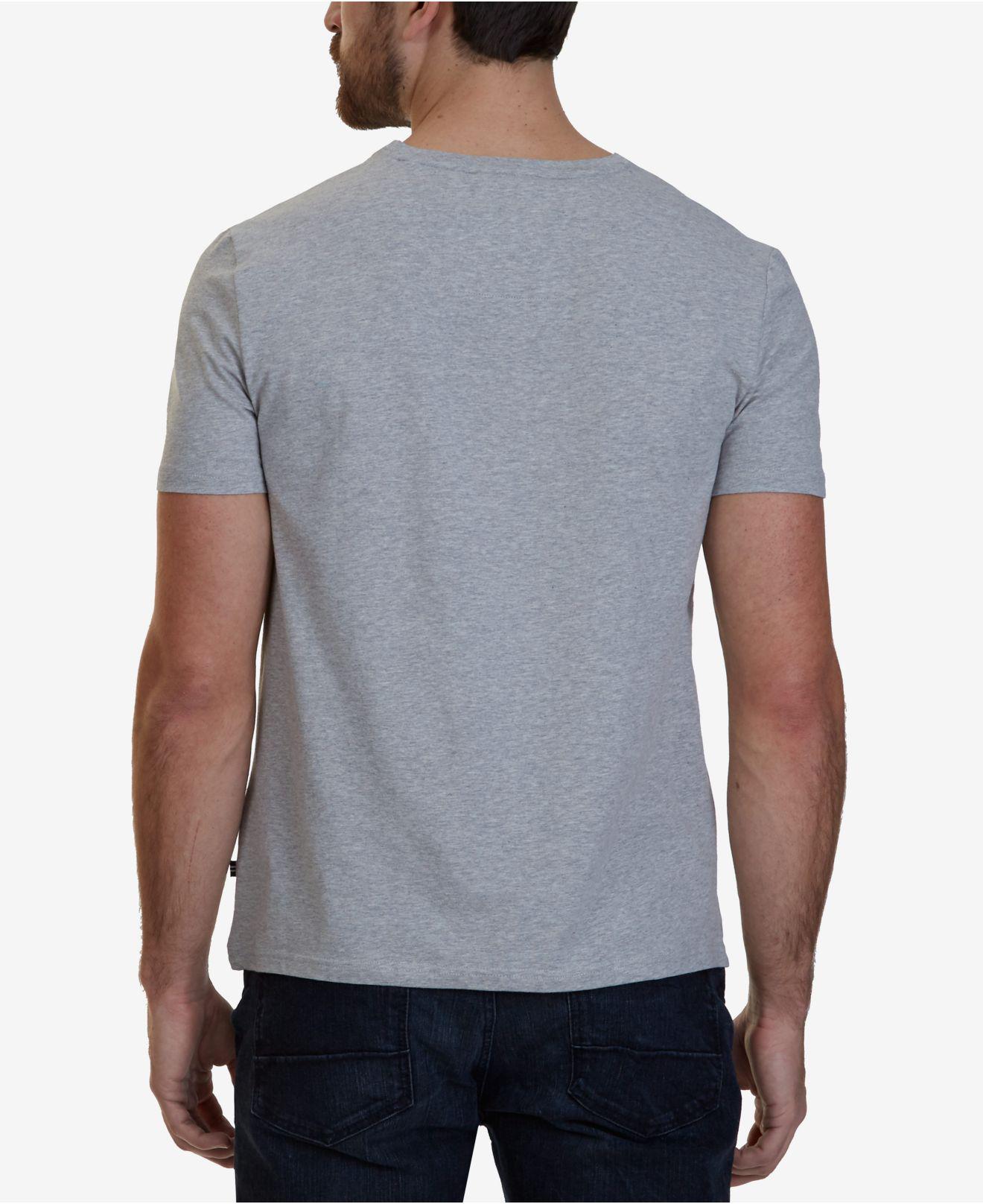 alfani slim fit stretch v neck