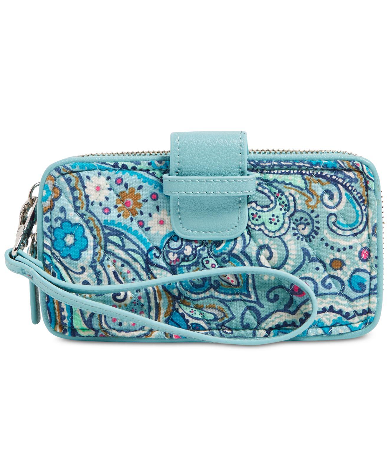 Vera Bradley Rfid Smartphone Wristlet in Blue Lyst