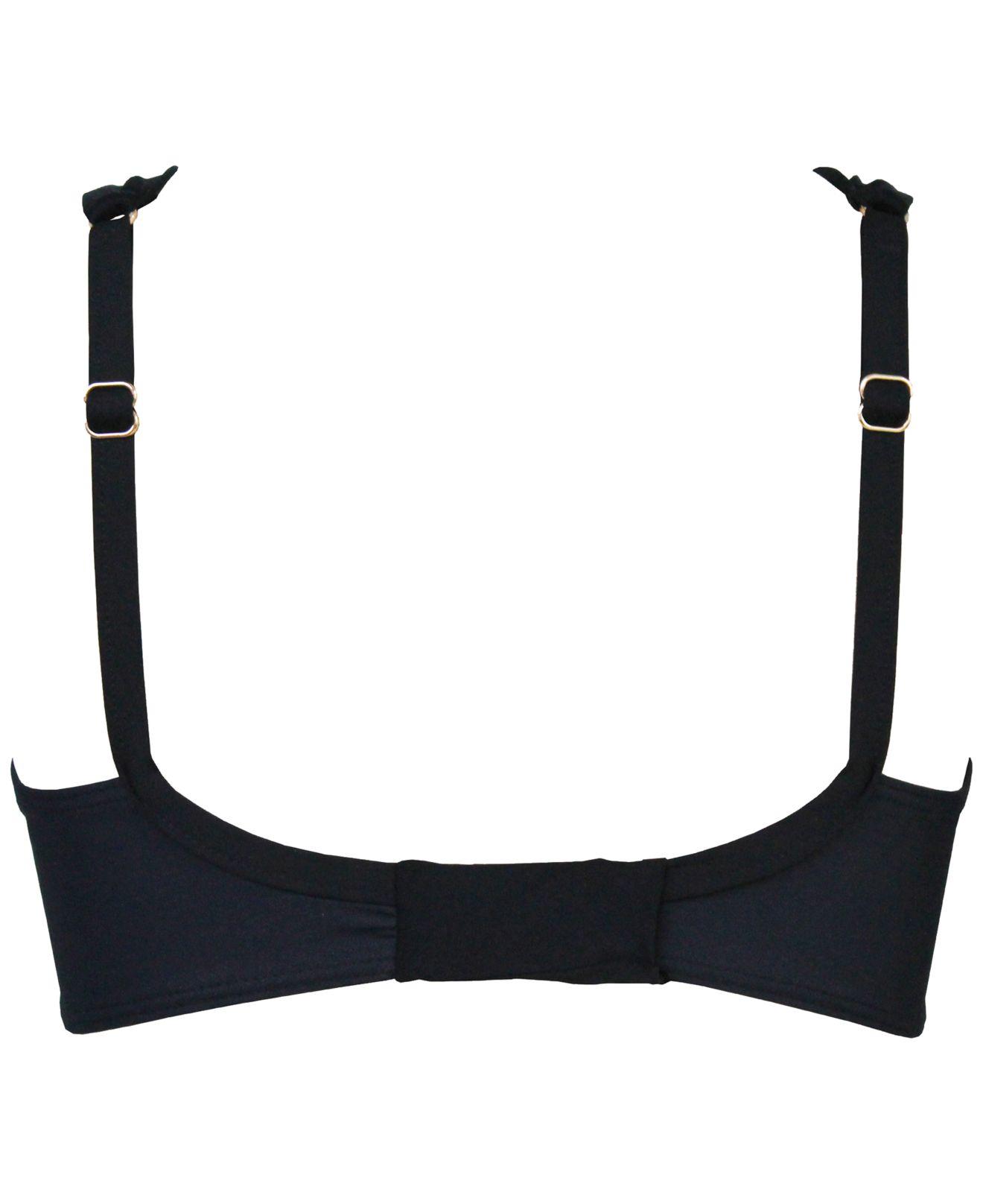 Miraclesuit Twist-front Bra-size Bikini Top in Black - Lyst