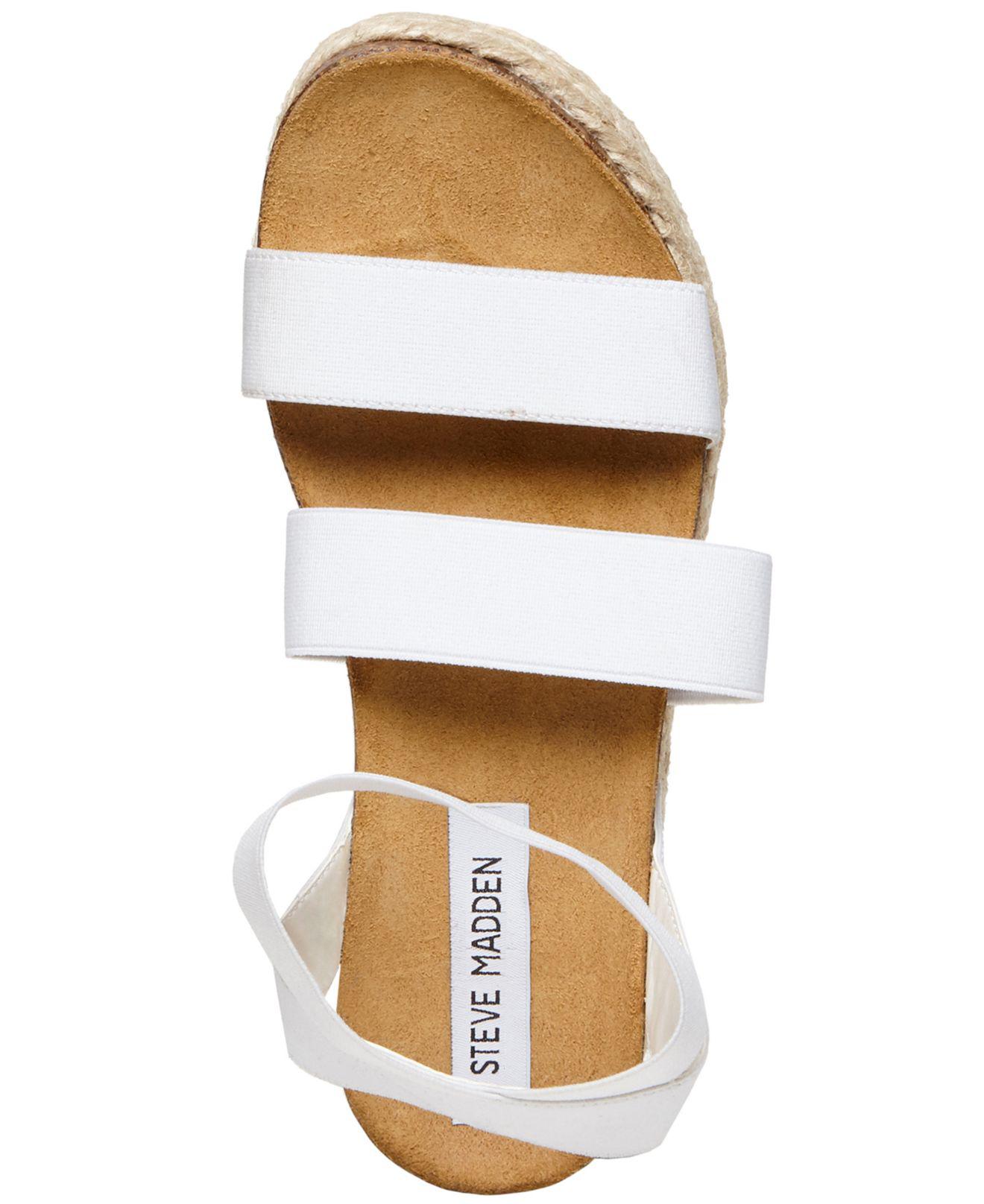 steve madden kimmie white flatform espadrille sandals