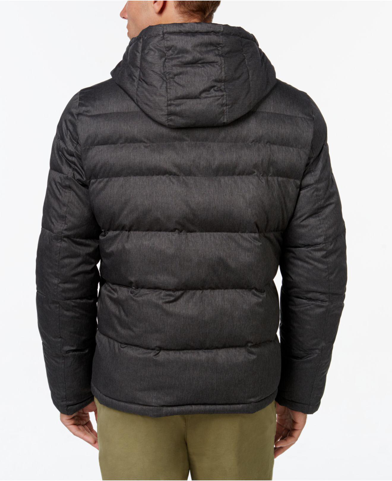Lyst - Tommy Hilfiger Men's Classic Hooded Puffer Jacket in Gray for Men
