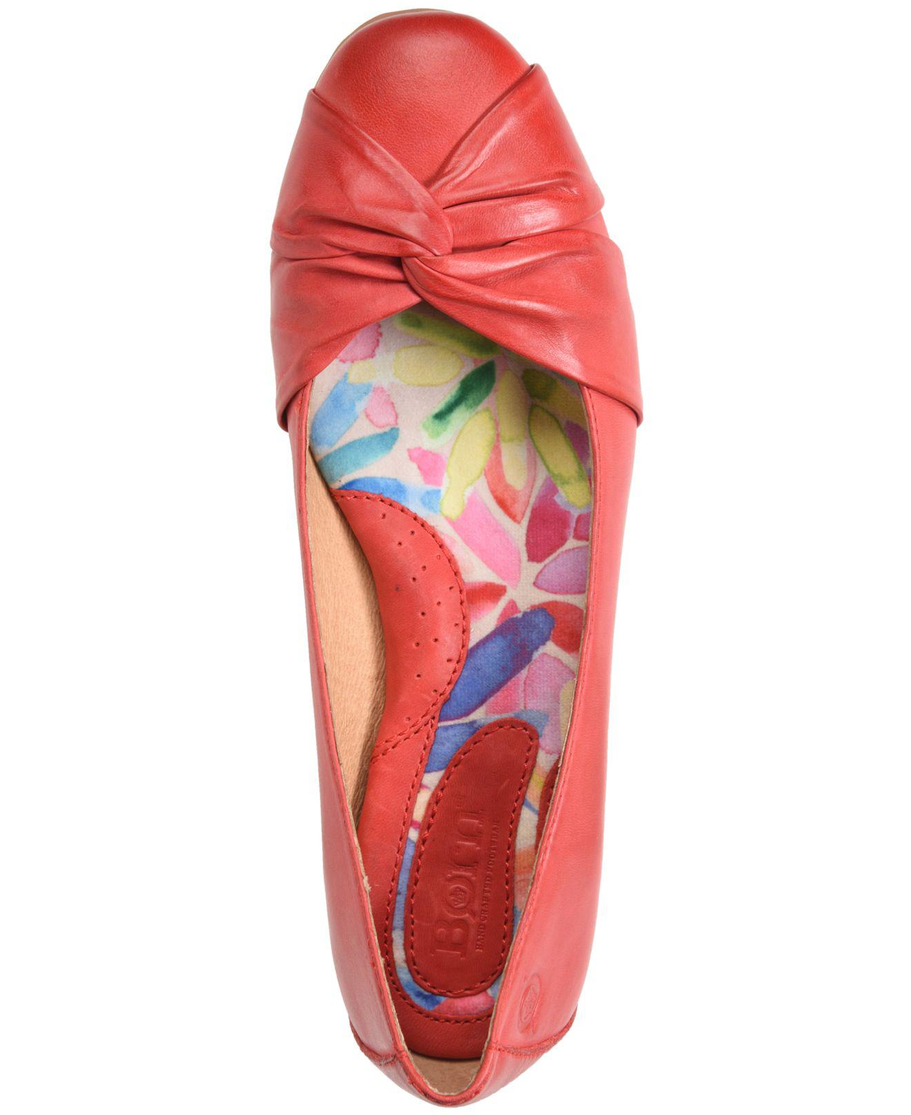 Lyst Born Lilly Flats (only At Macy's) in Red