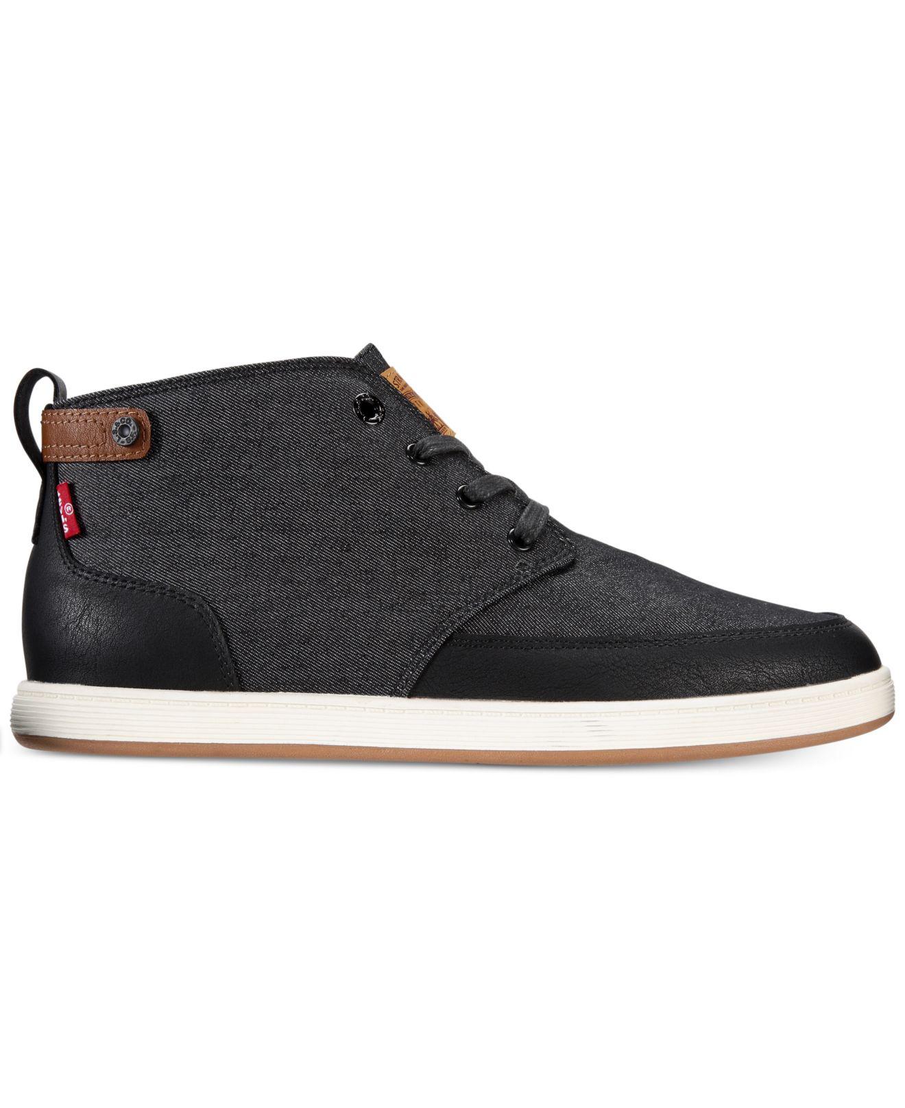 men's levi's sneakers black