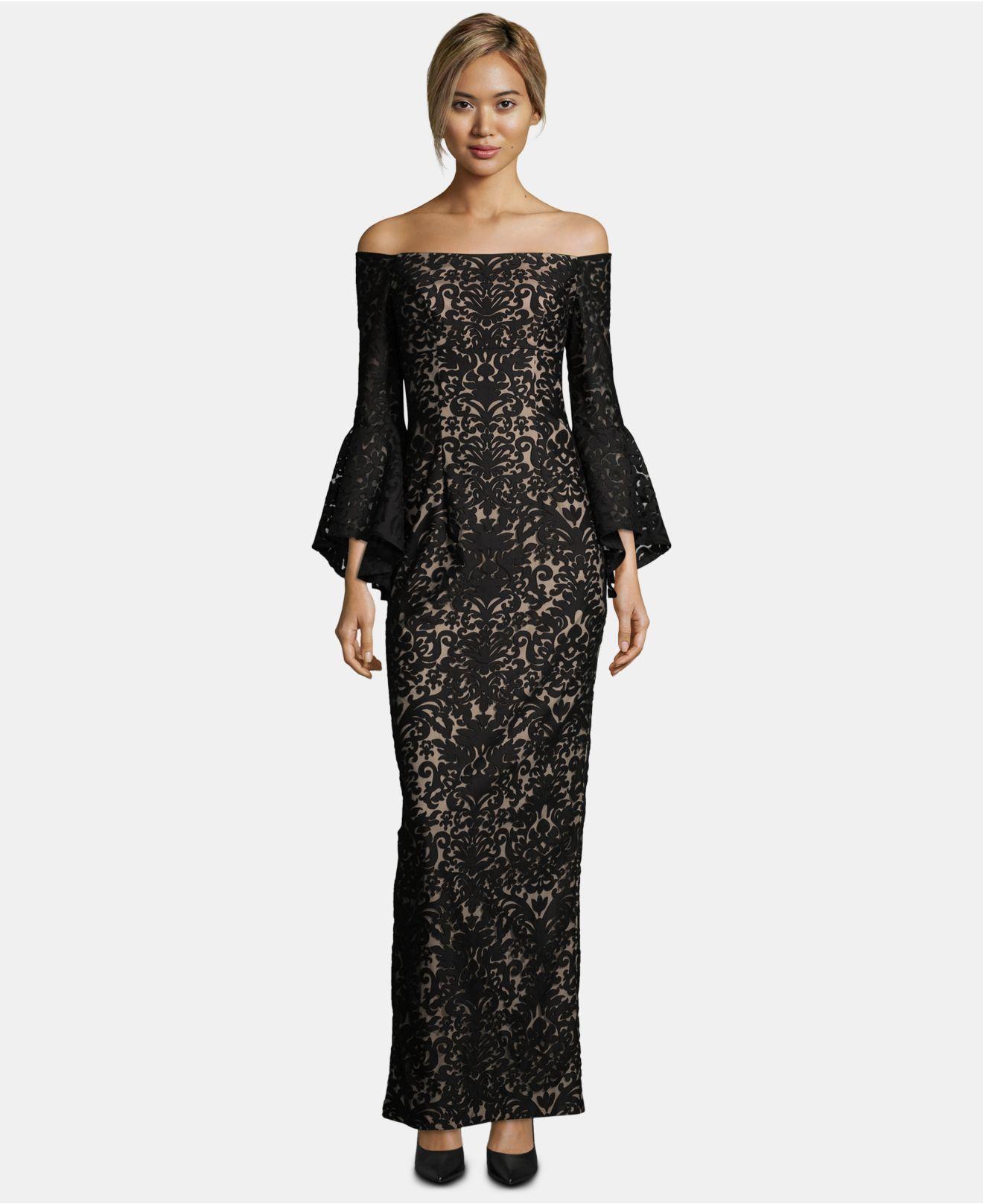 xscape lace gown