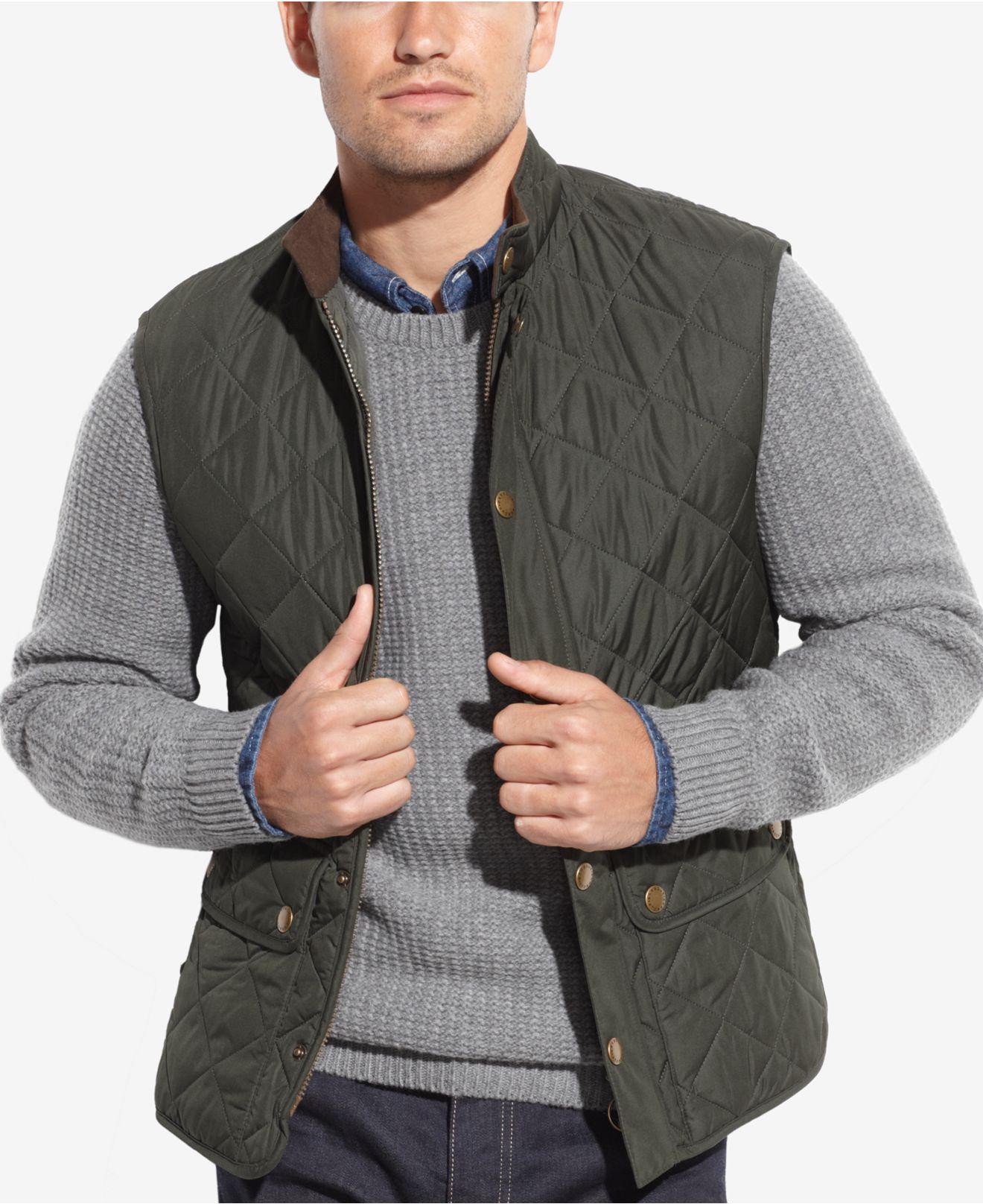 Lyst - Barbour Lowerdale Quilted Vest in Green for Men