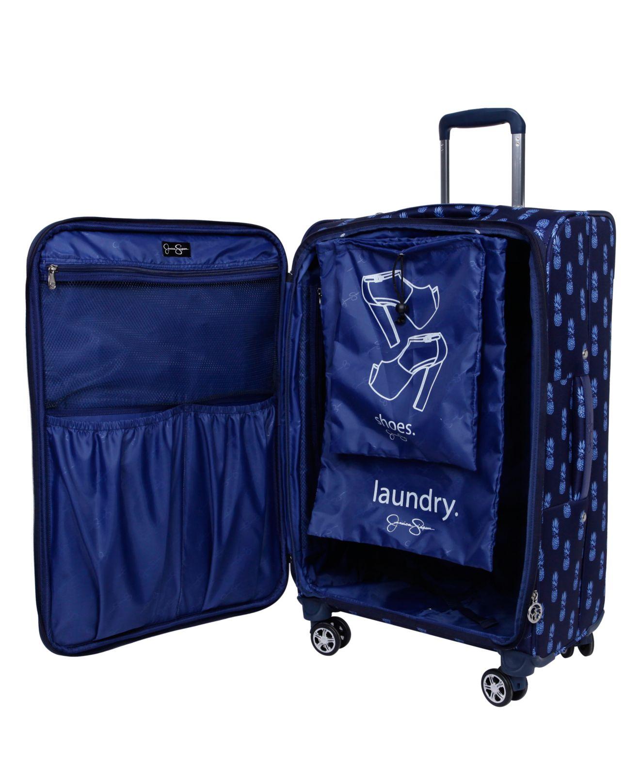 Lyst Jessica Simpson 25" Quilted Pineapple Softside Spinner Suitcase