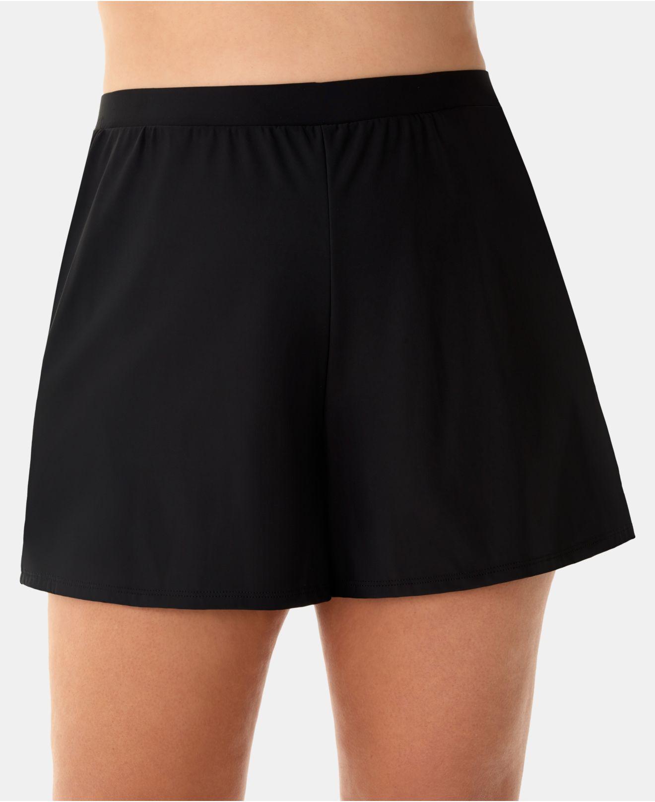 Miraclesuit Plus Size Swim Shorts in Black Lyst