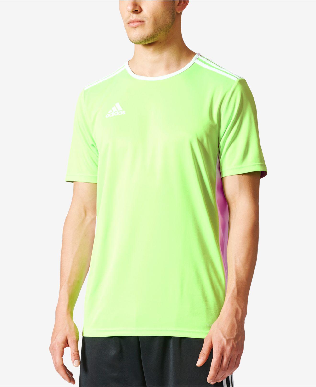 Lyst adidas Men's Entrada Climalite® Soccer Shirt in Green for Men