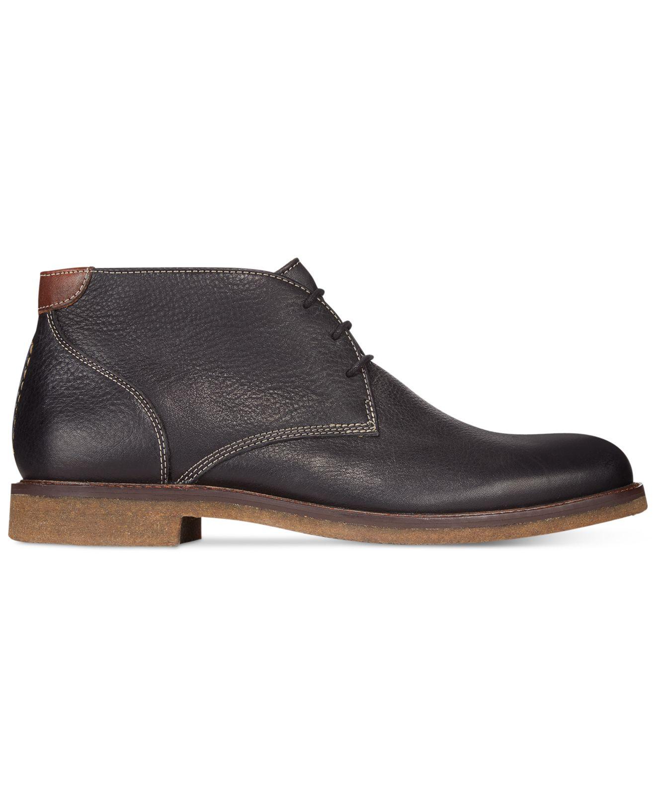 Lyst - Johnston & Murphy Copeland Chukka Boots in Black for Men