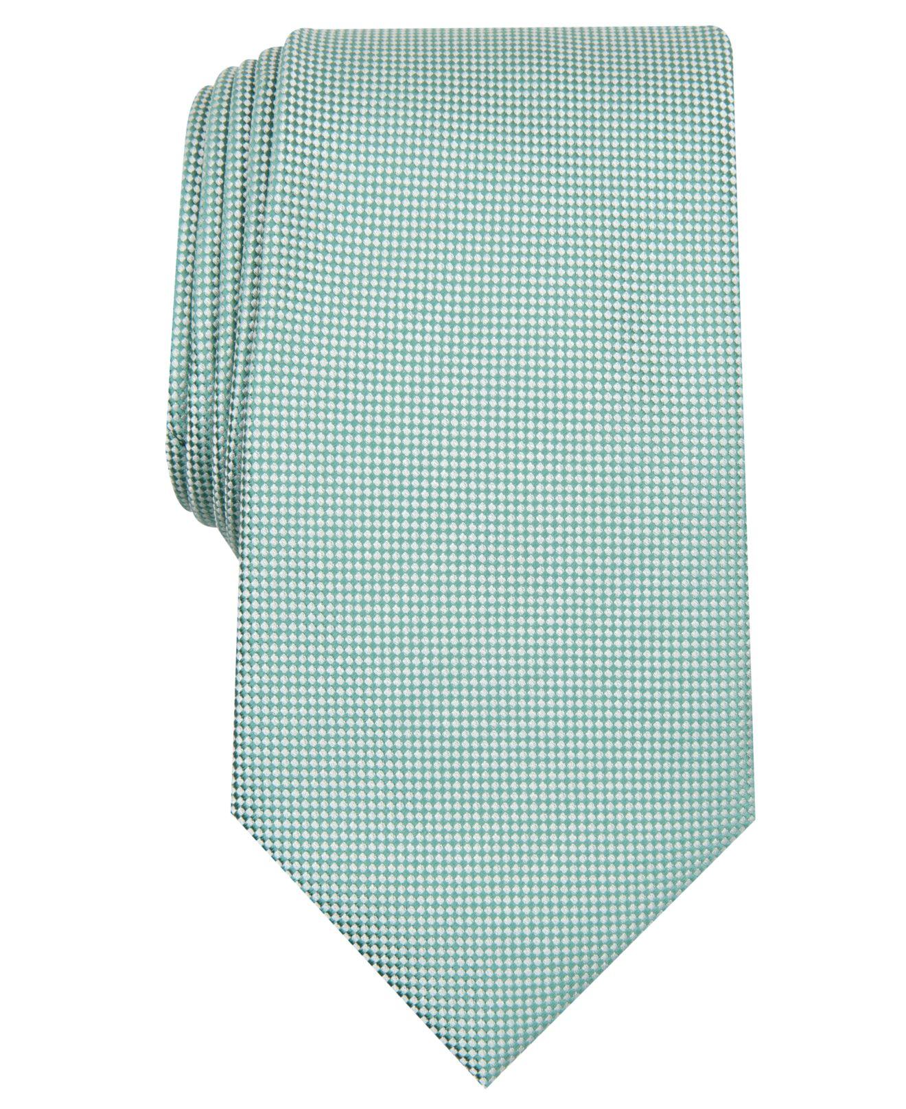 Perry Ellis Oxford Solid Tie in Green for Men - Lyst