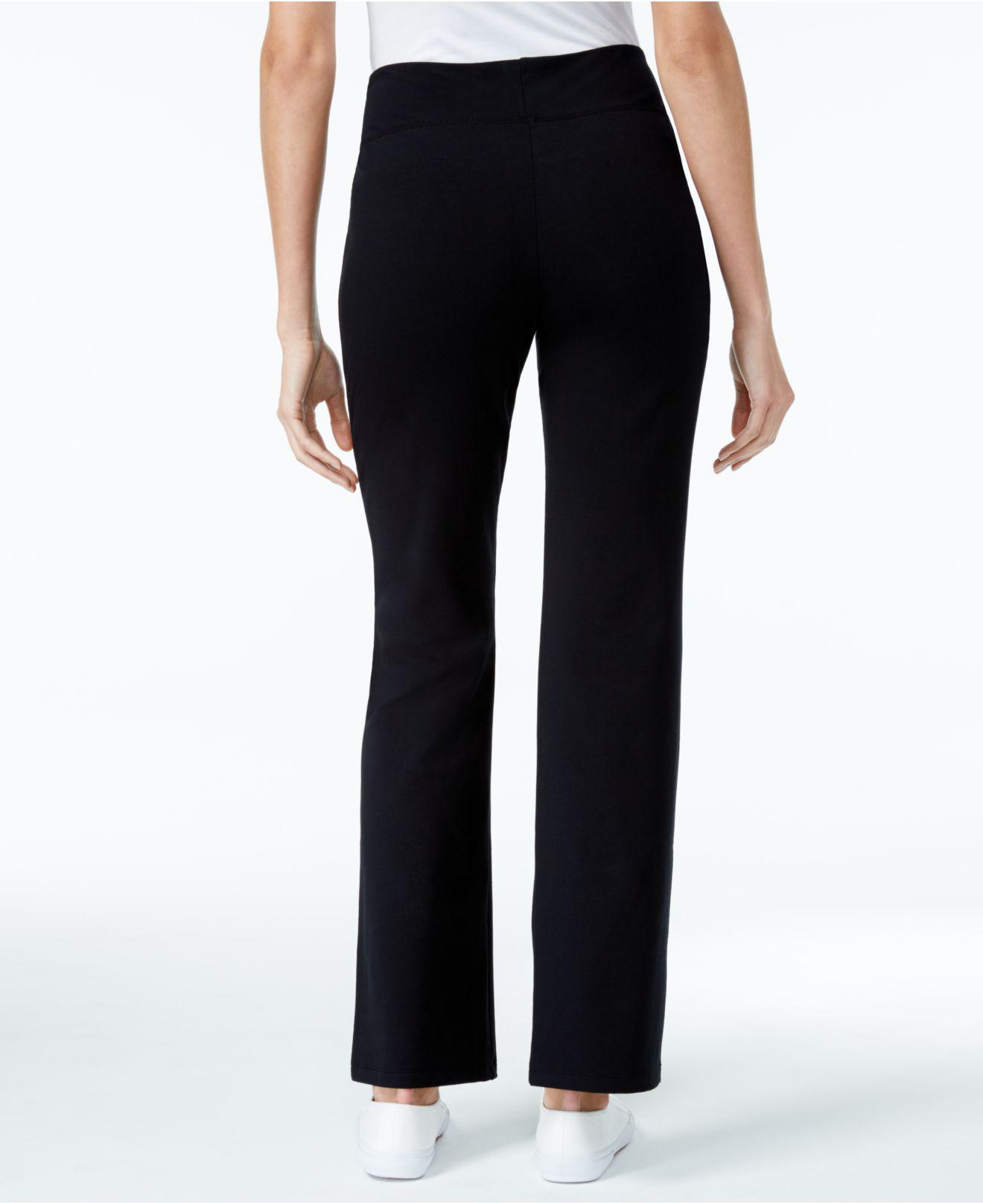 Lyst - Style & Co. Tummy-control Bootcut-leg Pull-on Pants in Black