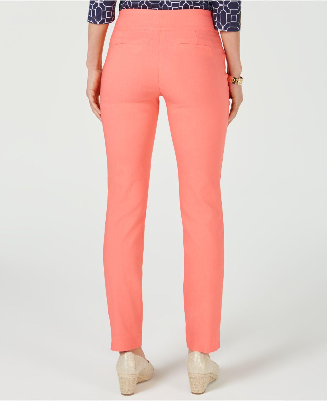 charter club cambridge slim plus size pants