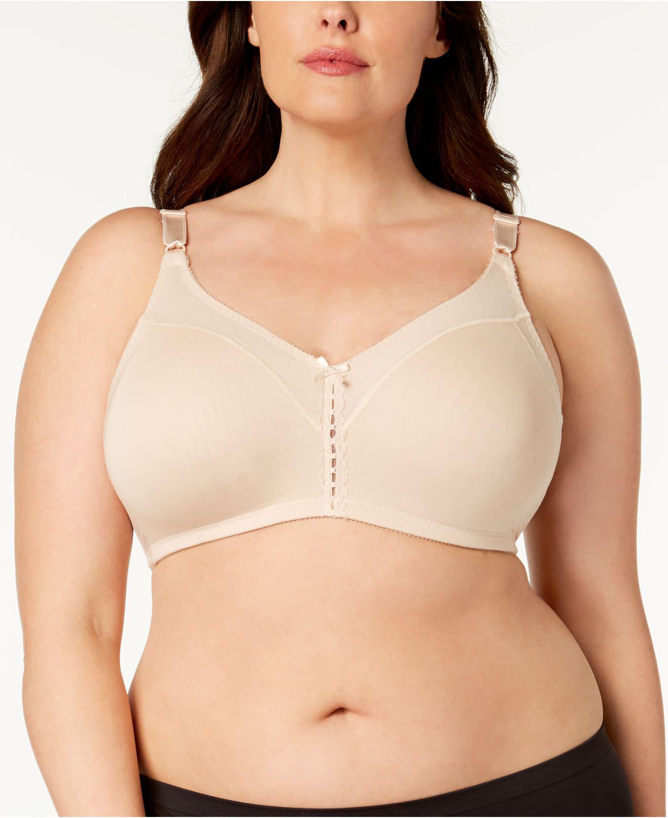 Lyst Bali Cotton Double Support Wireless Bra 3036 In White   Bali White Cotton Double Support Wireless Bra 3036 