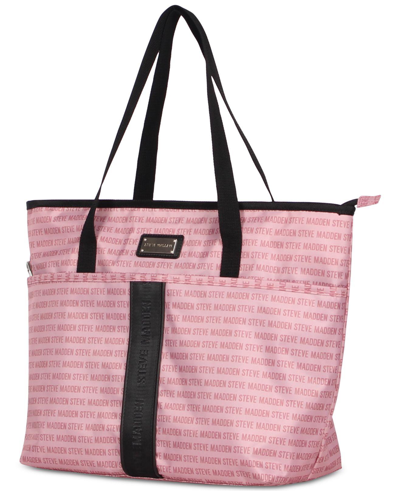 steve madden pink luggage