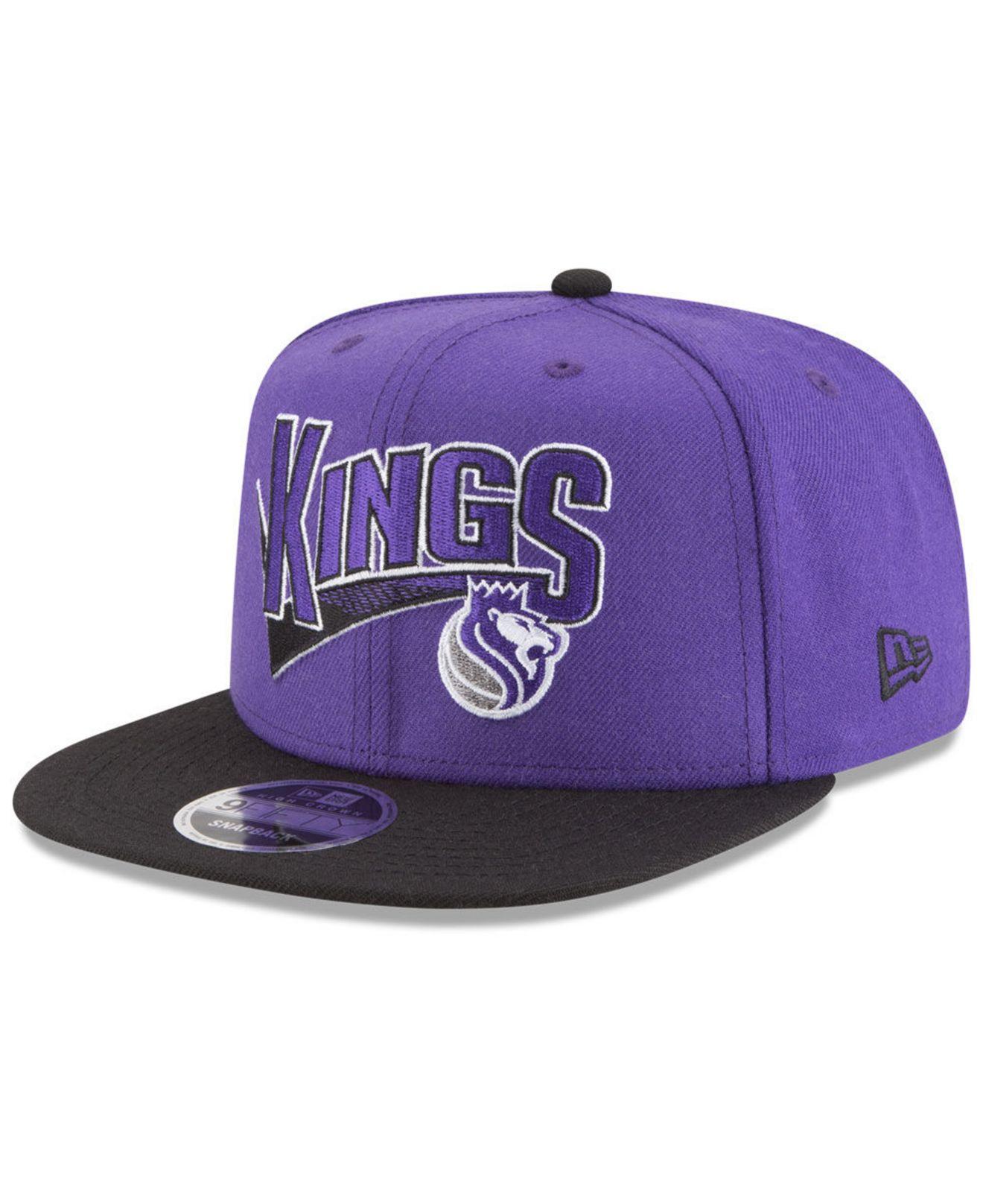 KTZ Sacramento Kings Retro Tail 9fifty Snapback Cap in Purple for Men ...