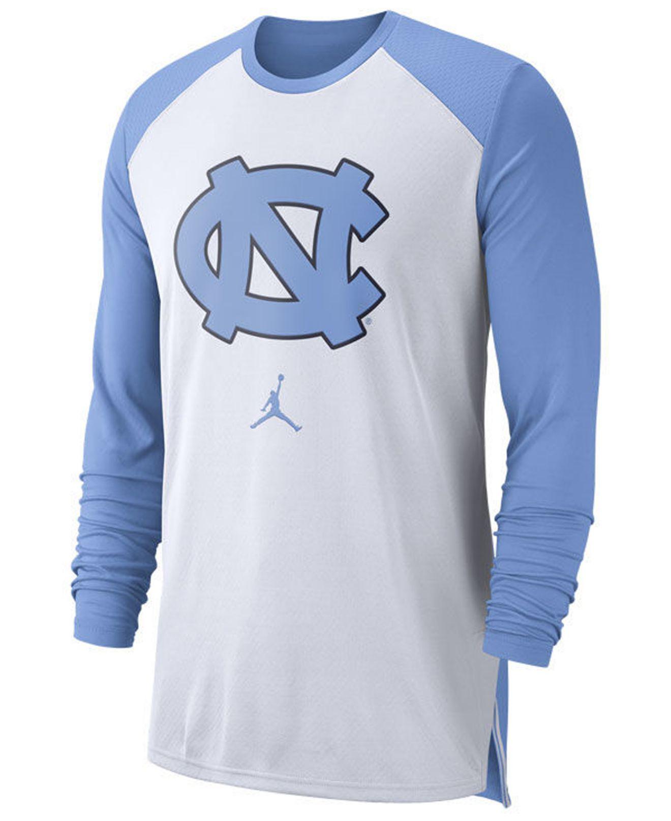 Lyst - Nike North Carolina Tar Heels Breathe Shooter Long Sleeve T ...