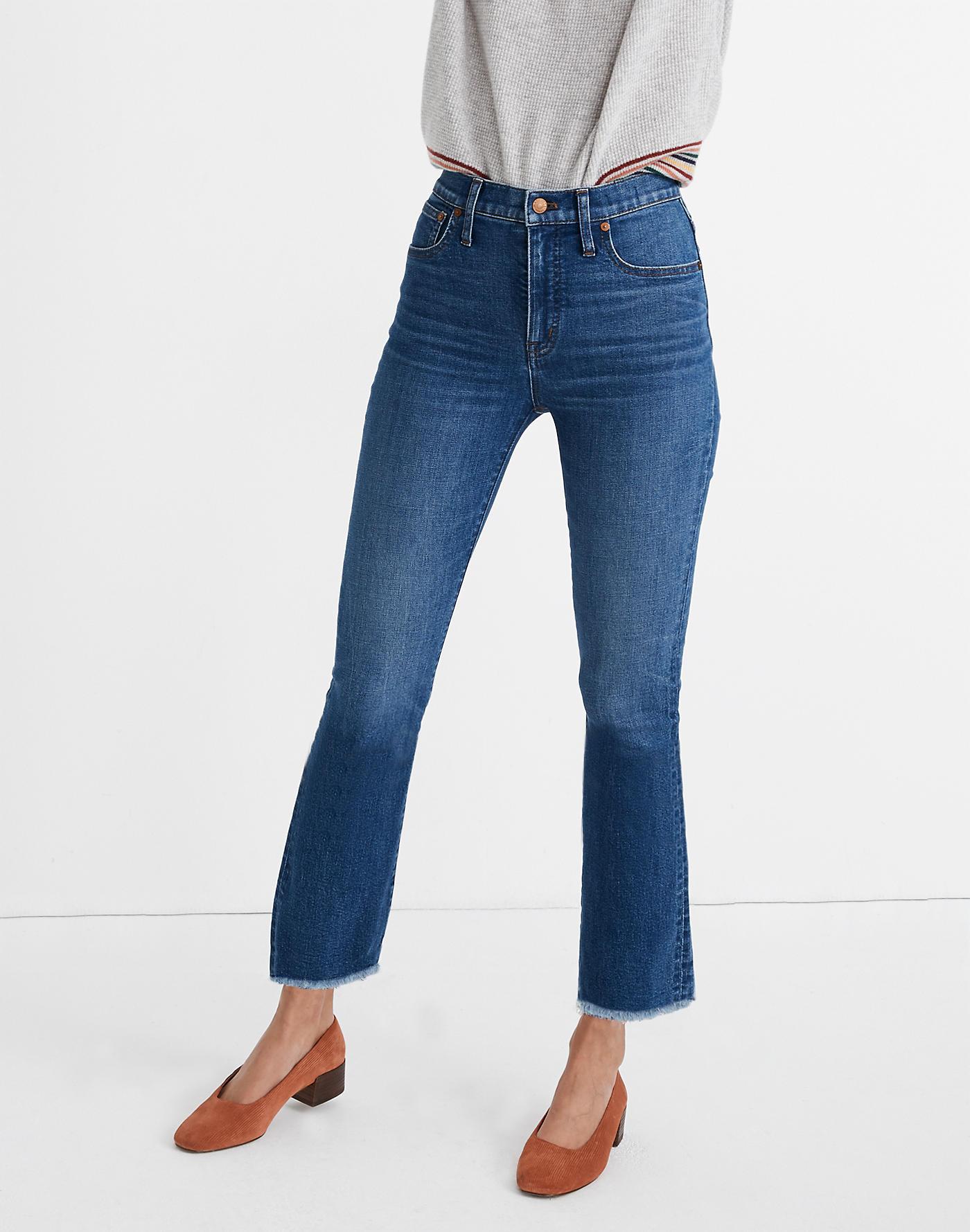 Madewell Denim Tall Cali Demi-boot Jeans In Columbus Wash: Comfort ...