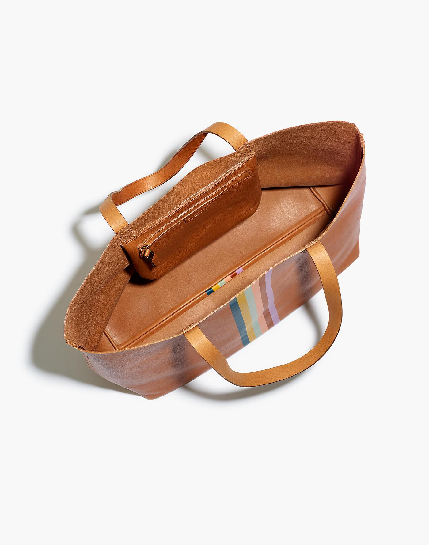 madewell rainbow transport tote