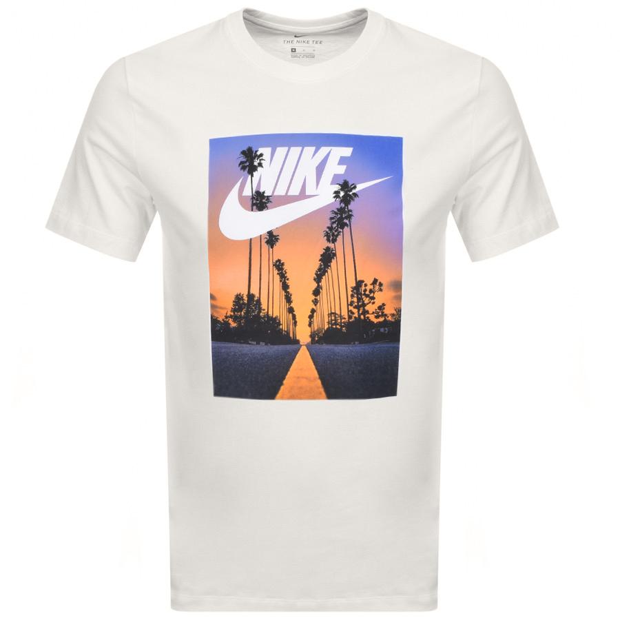 Nike White Cotton Tshirt in White for Men Lyst