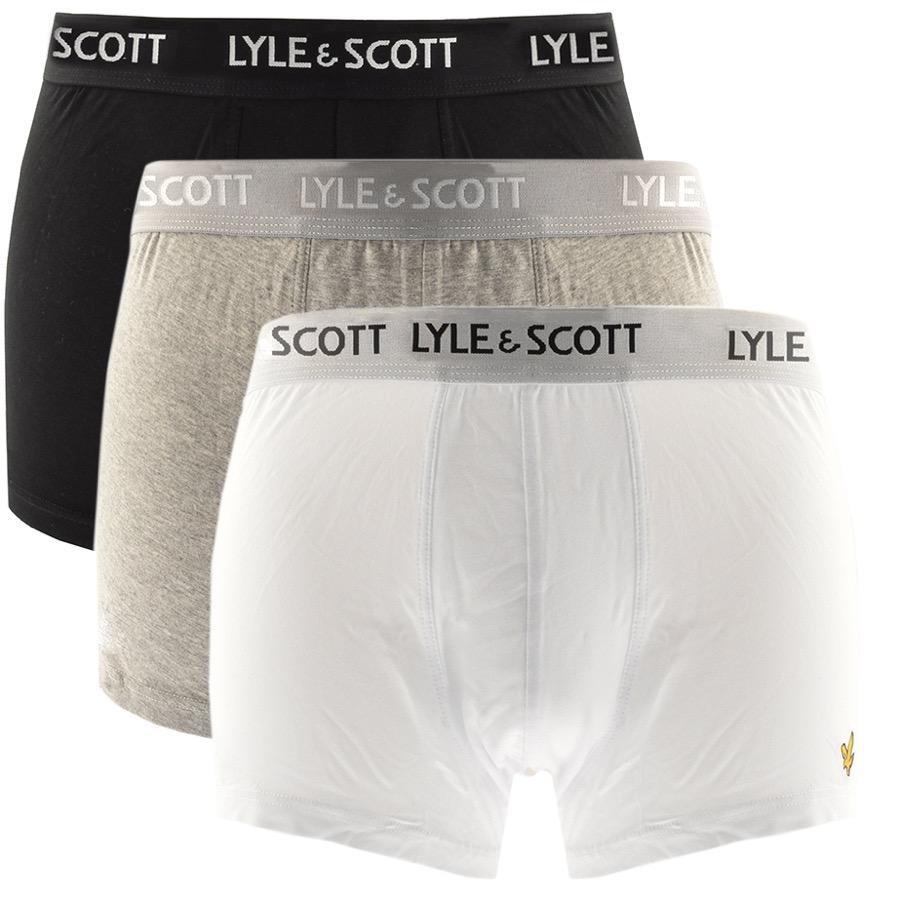 Trunks Lyle and Scott Men 3 Pack Basic Core Trunks Cotton ...