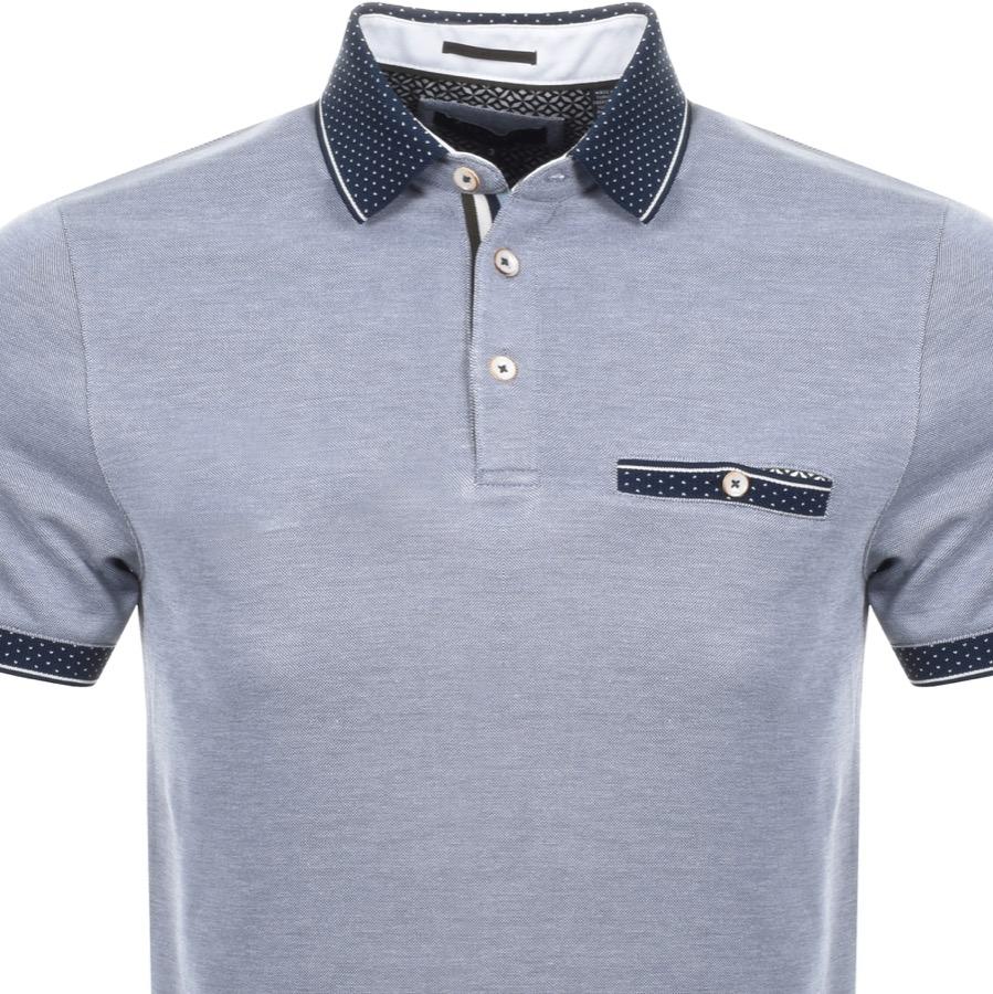 Ted Baker Cagey Polo Shirt in Navy