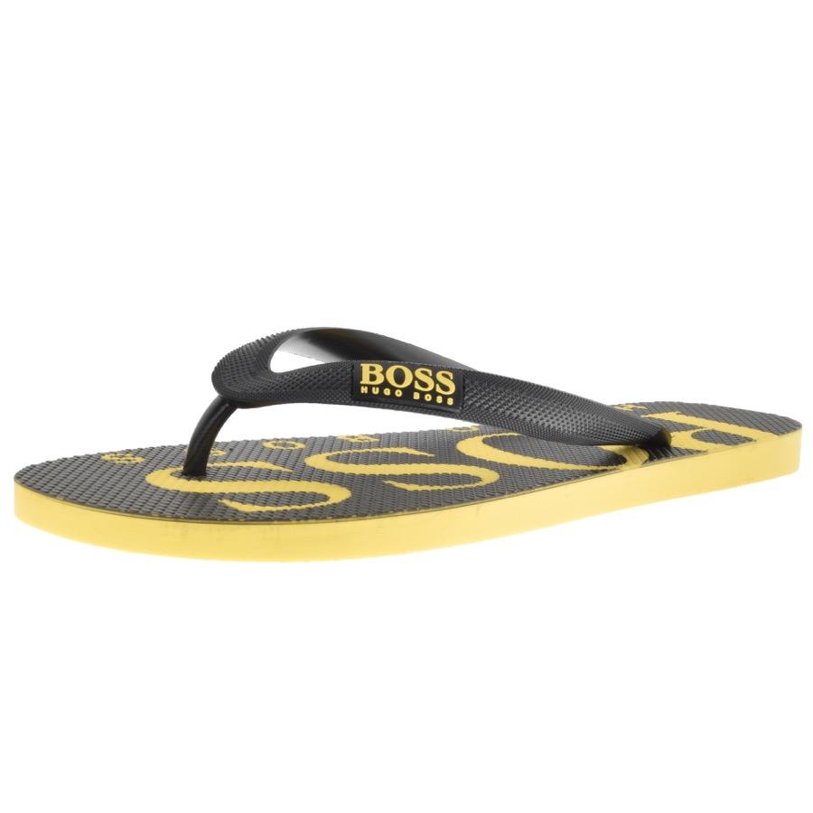 New Mens BOSS Blue Wave/_thng/_digital Synthetic Sandals Flip Flops Slip On