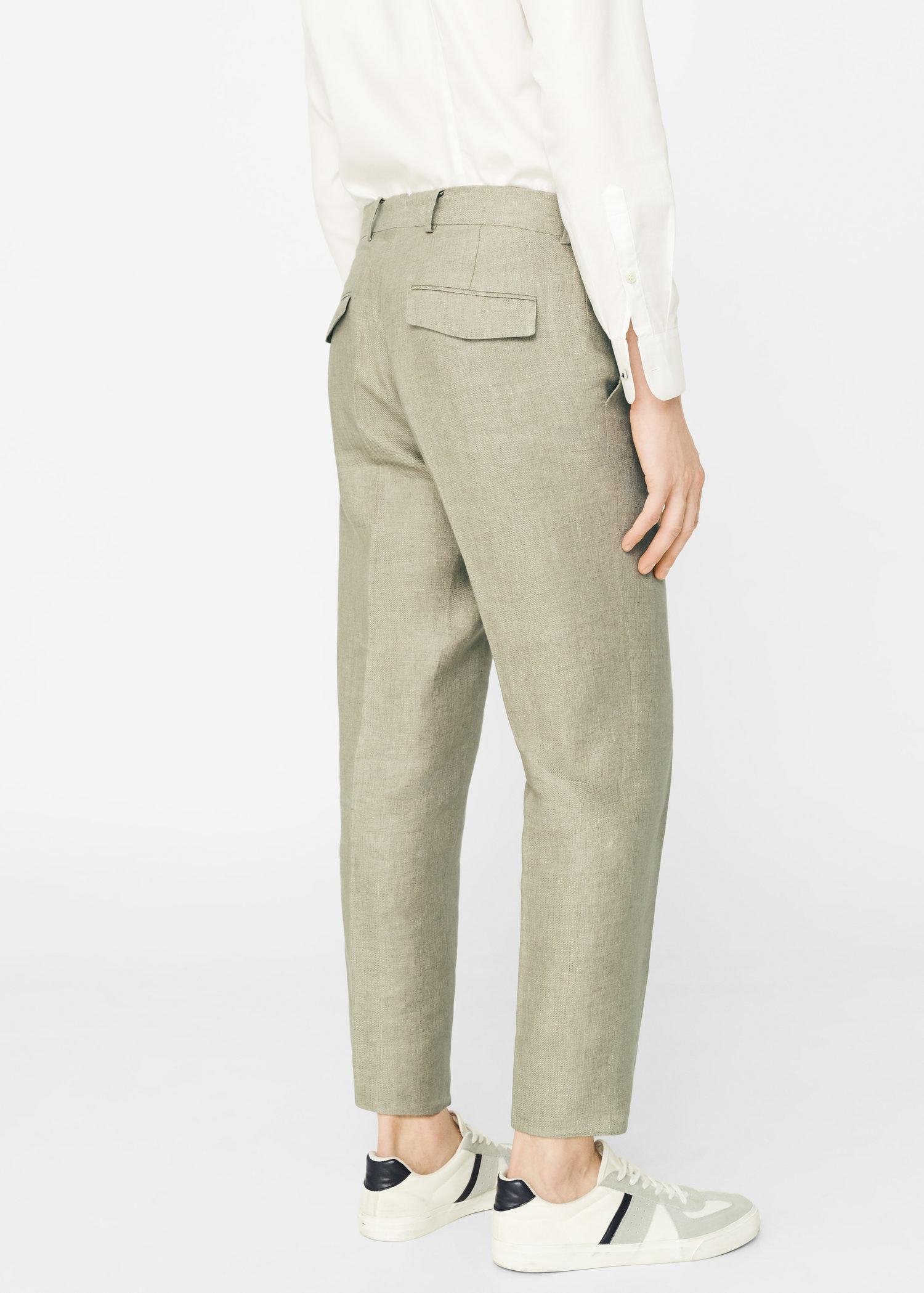 linen pants mango