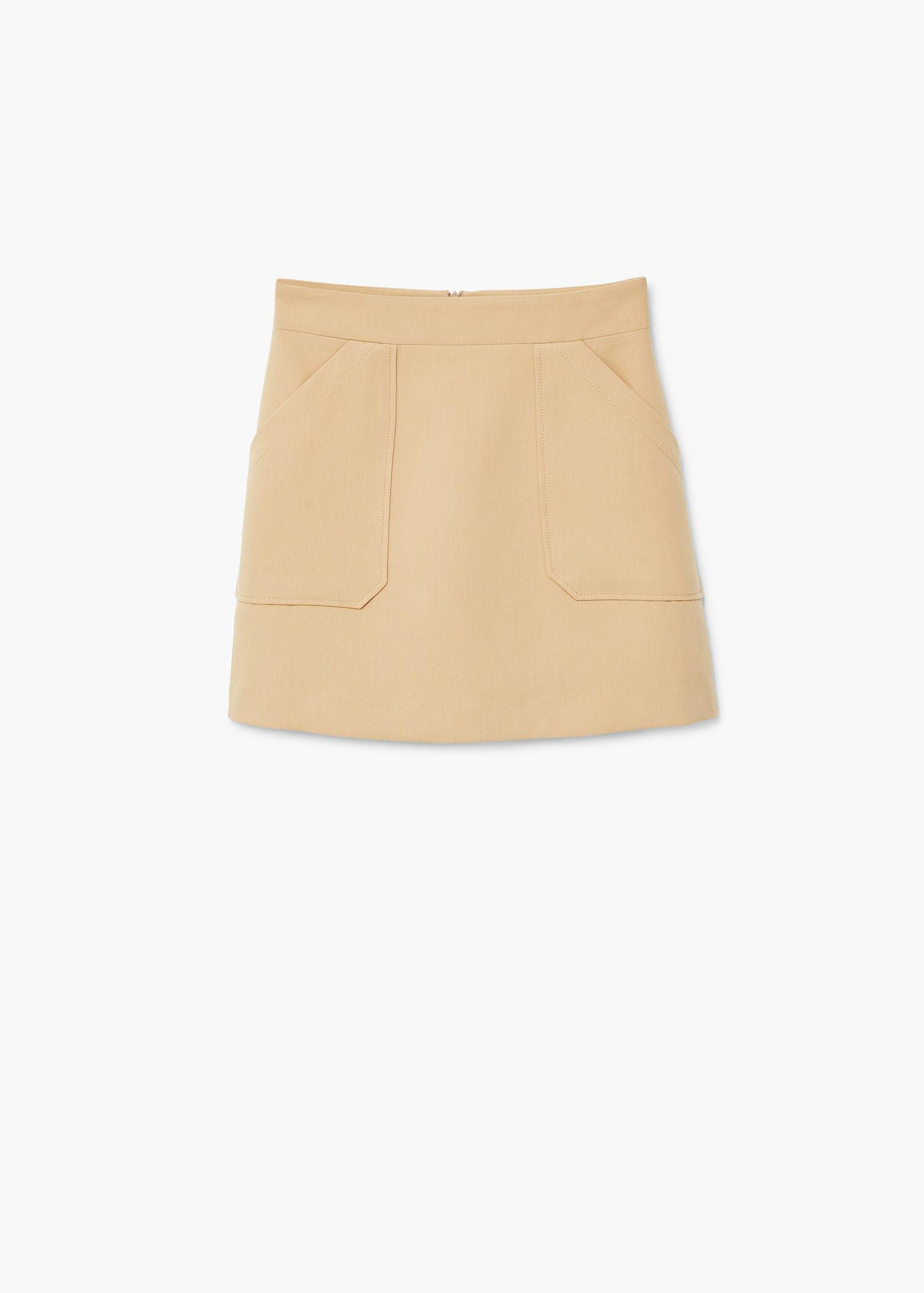 Lyst - Mango Pocket Skirt