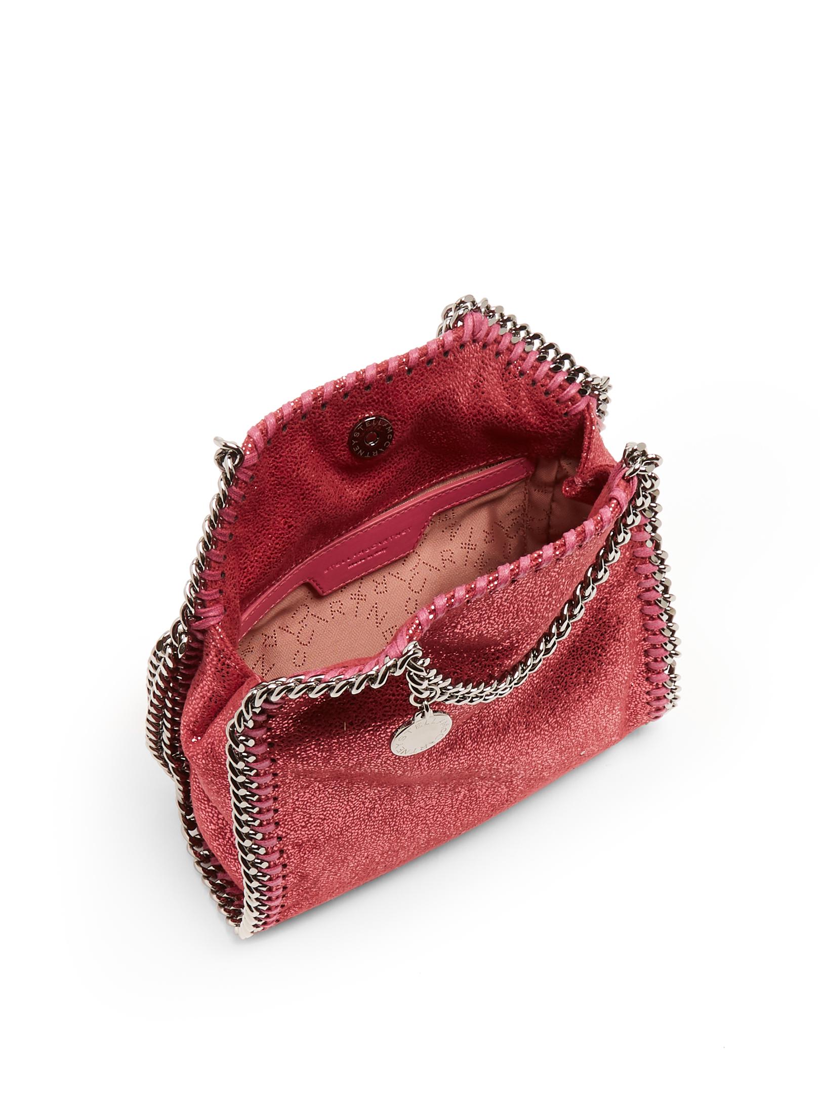 pink suede crossbody bag