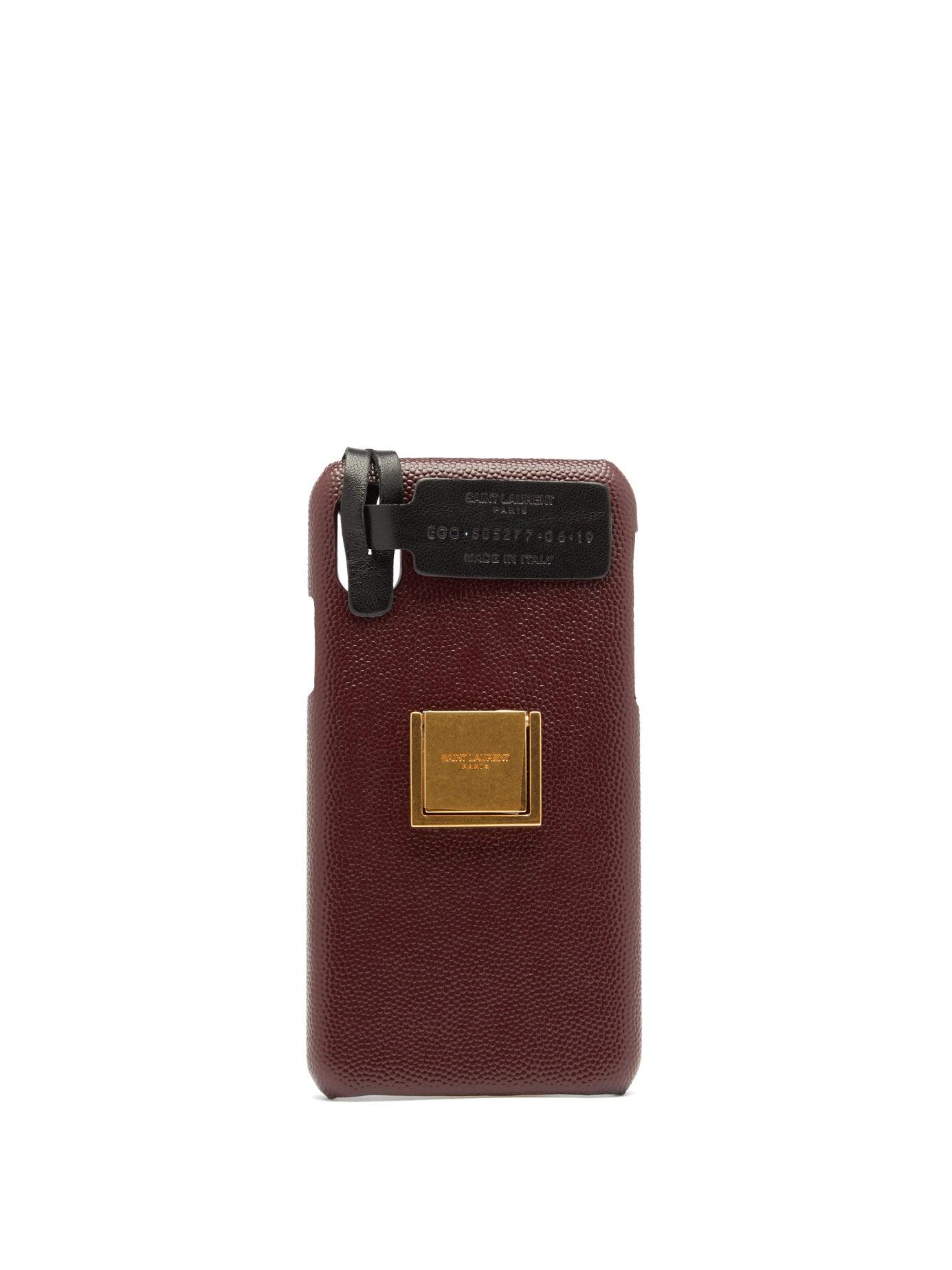 saint laurent phone pouch