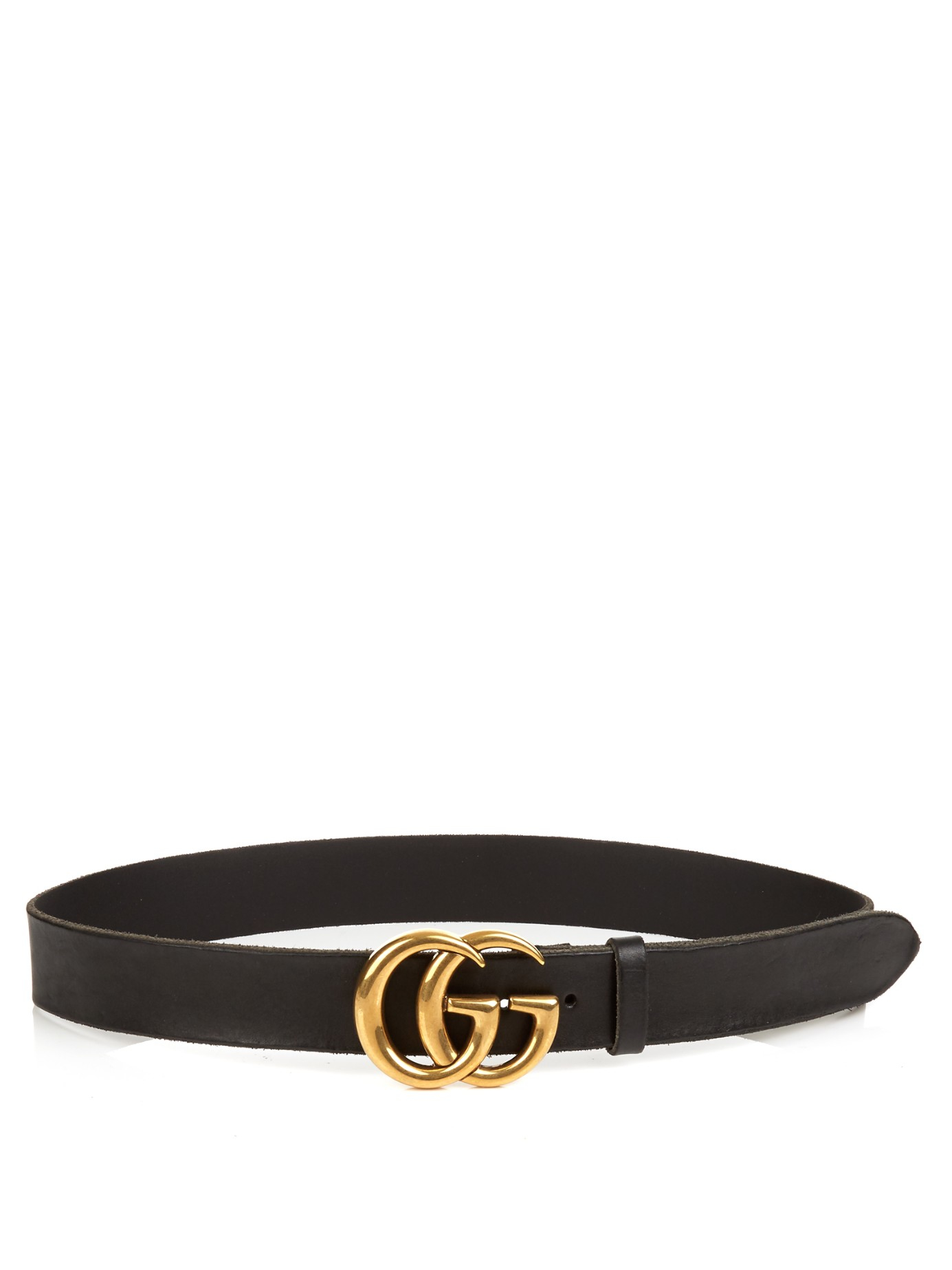 Lyst - Gucci Gg-logo Leather Belt in Brown for Men